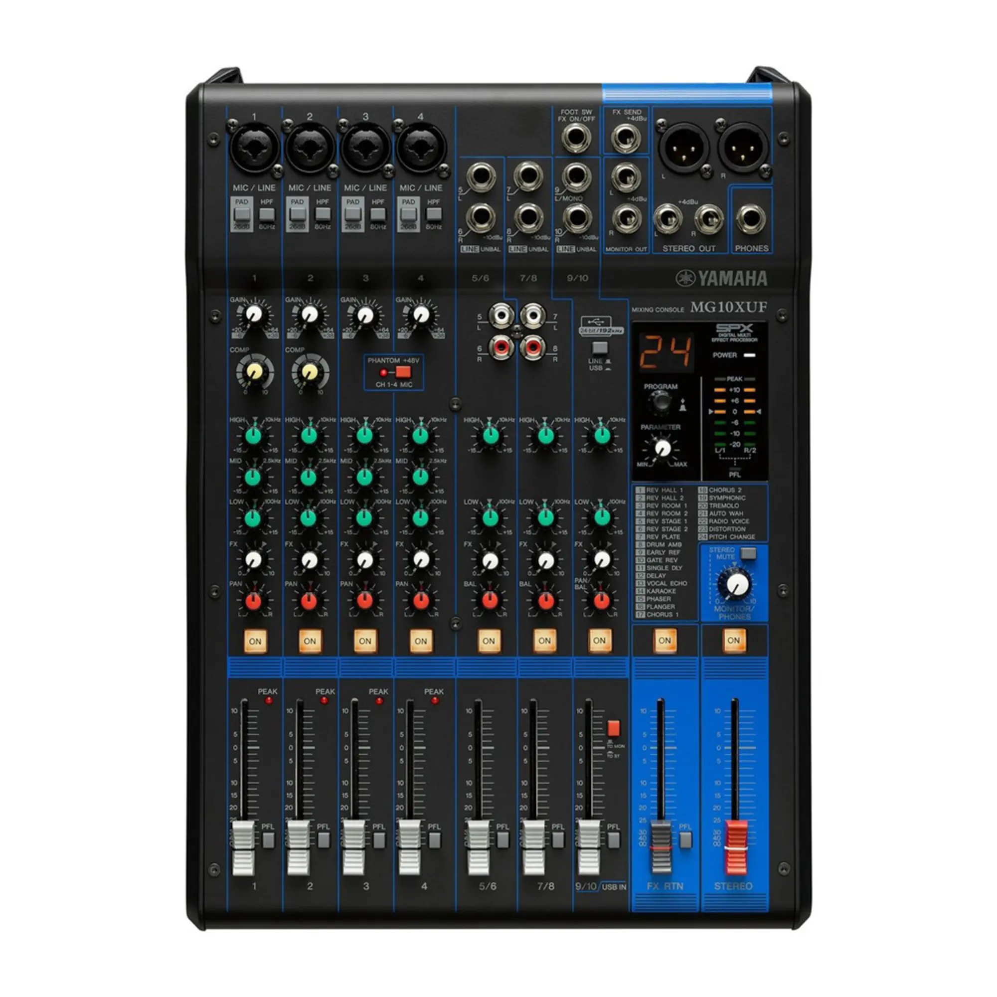 Аналоговый микшерный пульт Yamaha MG10XUF (1 / 4)