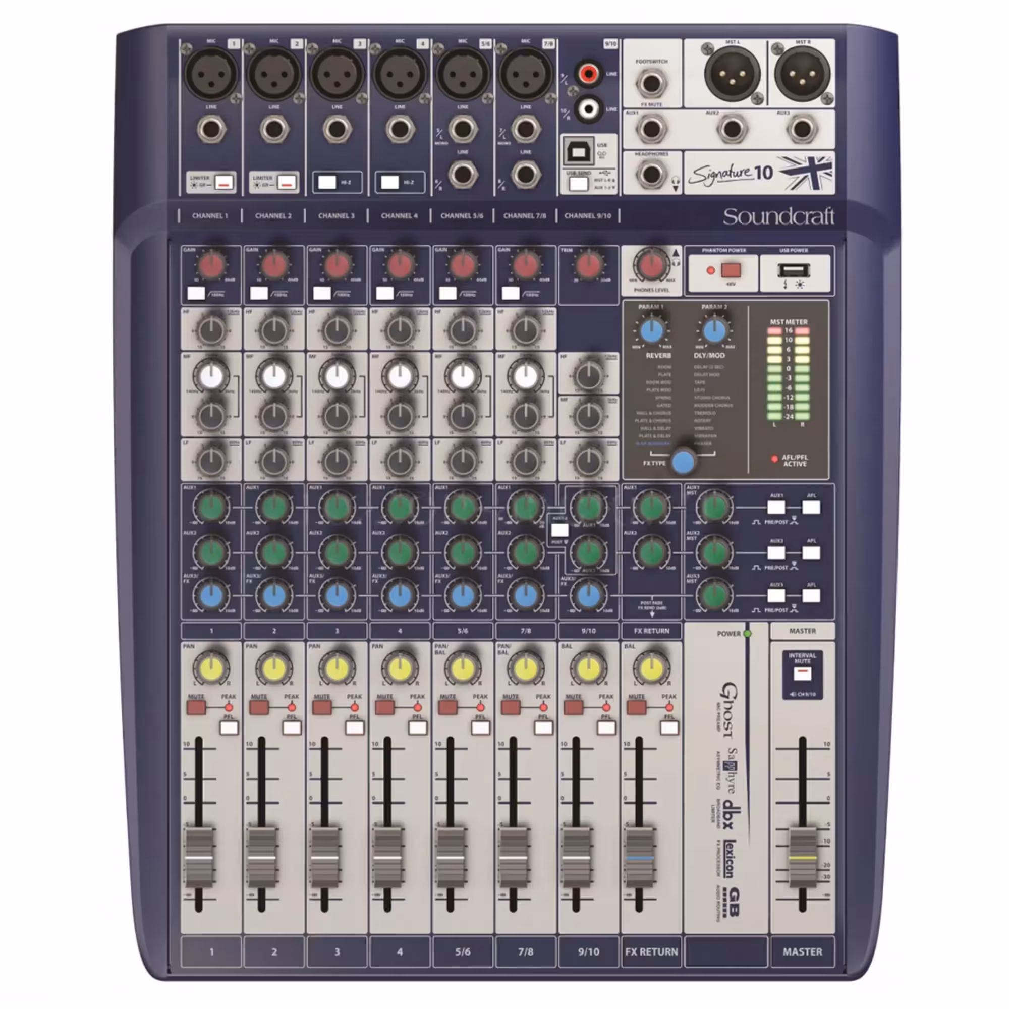 Аналоговый микшерный пульт Soundcraft Signature 10 (2 / 3)