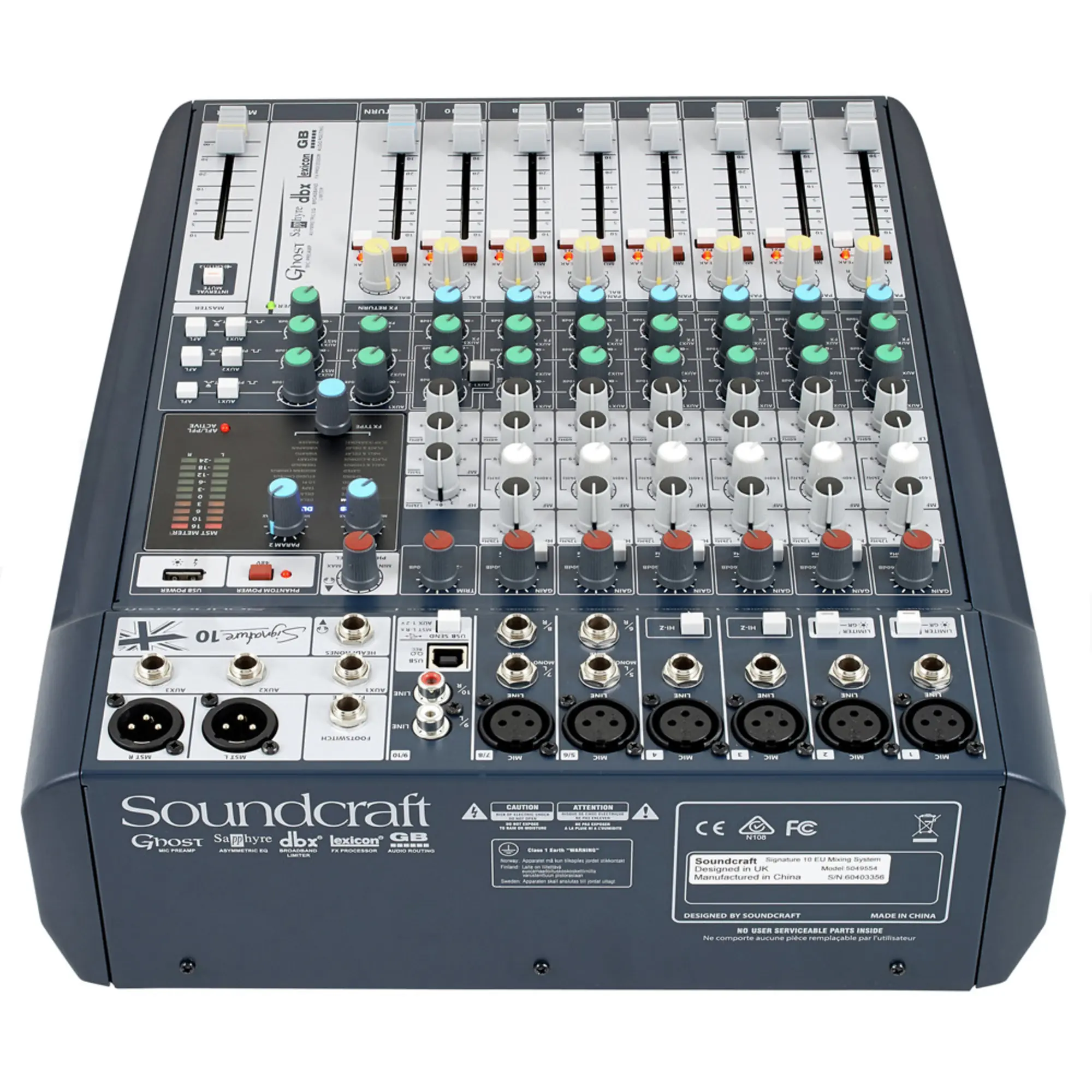 Аналоговый микшерный пульт Soundcraft Signature 10 (3 / 3)