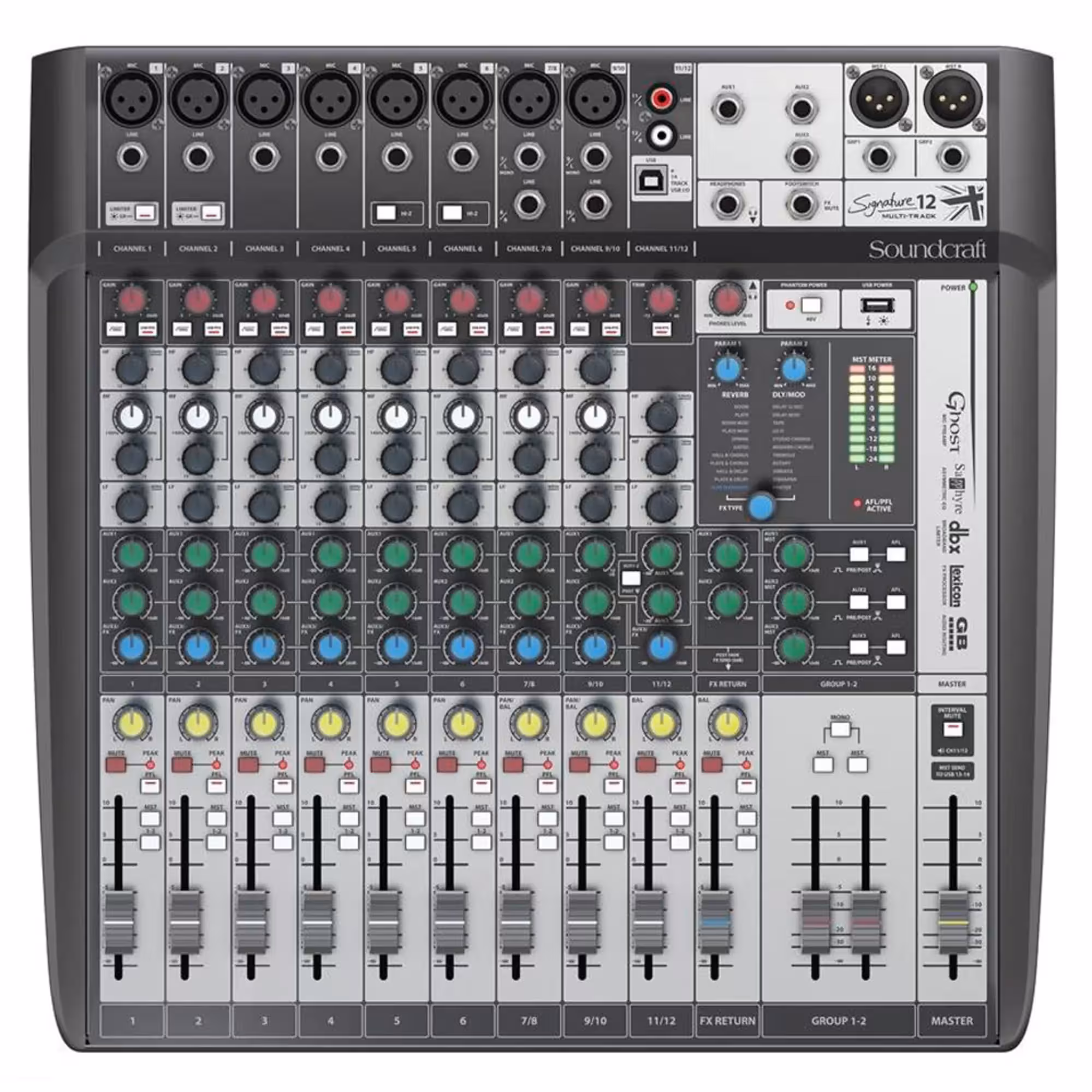 Аналоговый микшерный пульт Soundcraft Signature 12 (3 / 3)