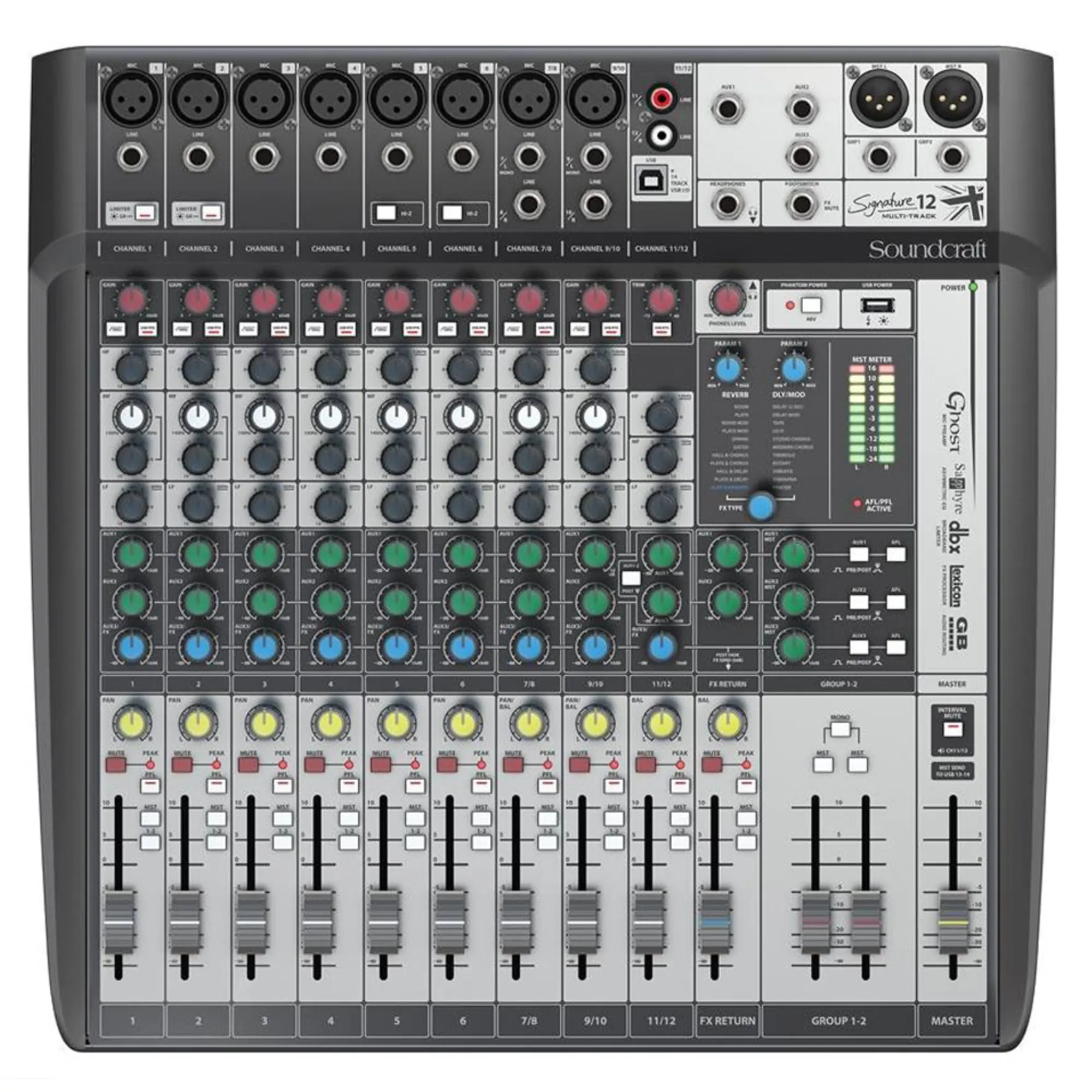 Аналоговый микшерный пульт Soundcraft Signature 12 (3 / 3)