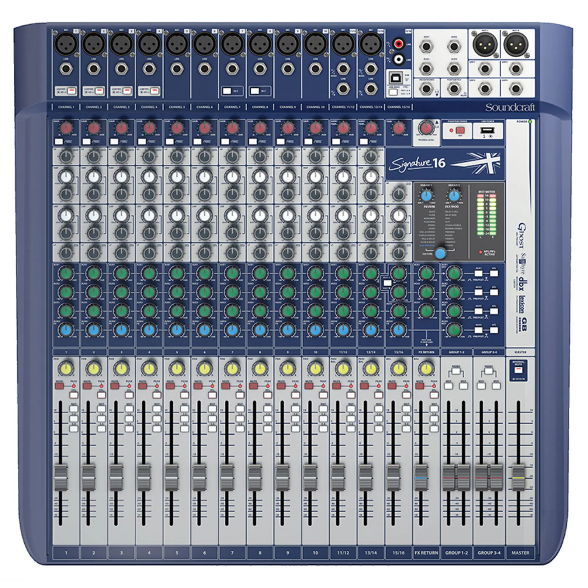 Аналоговый микшерный пульт Soundcraft Signature 16 (2 / 2)