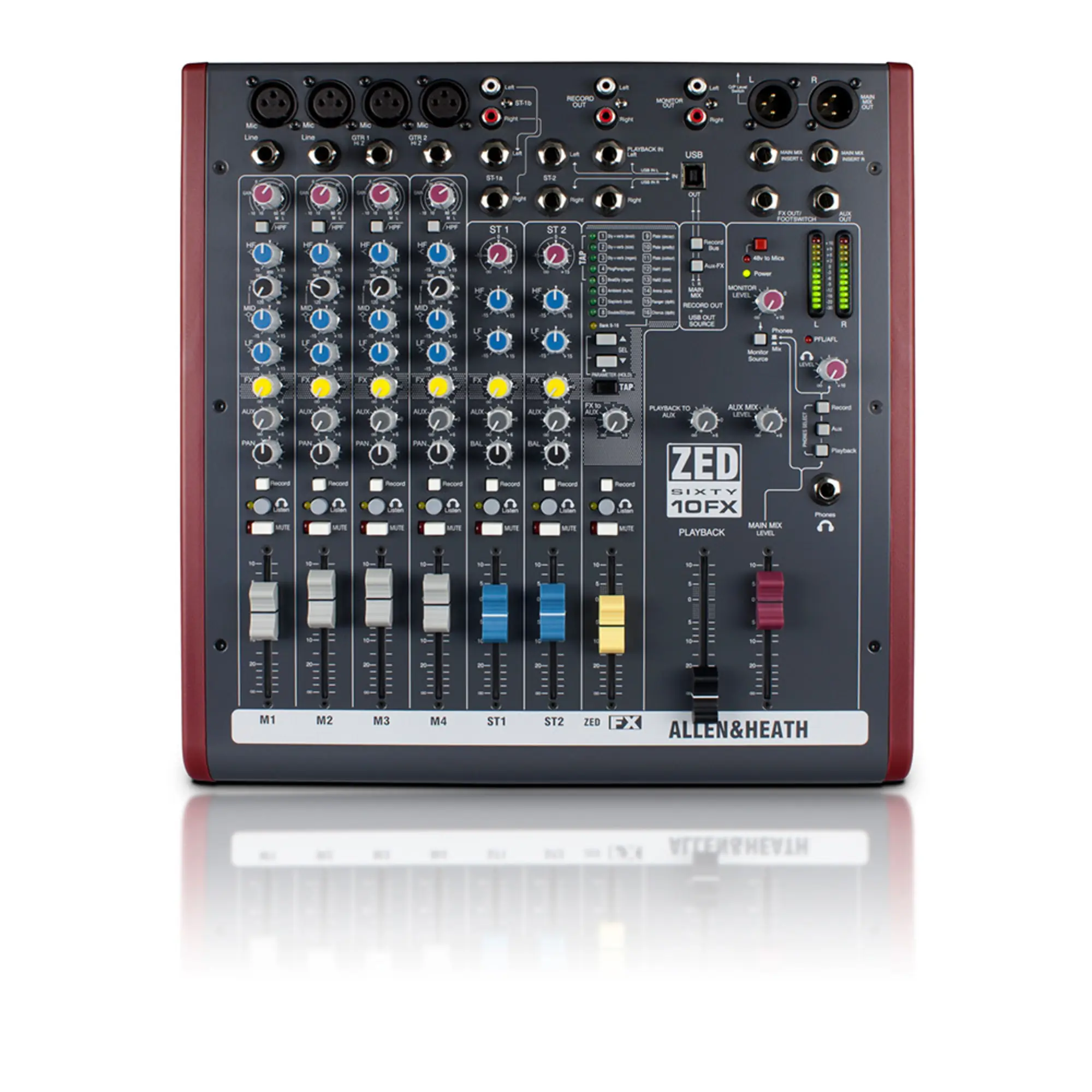 Аналоговый микшерный пульт Allen & Heath ZED60-10FX (2 / 5)