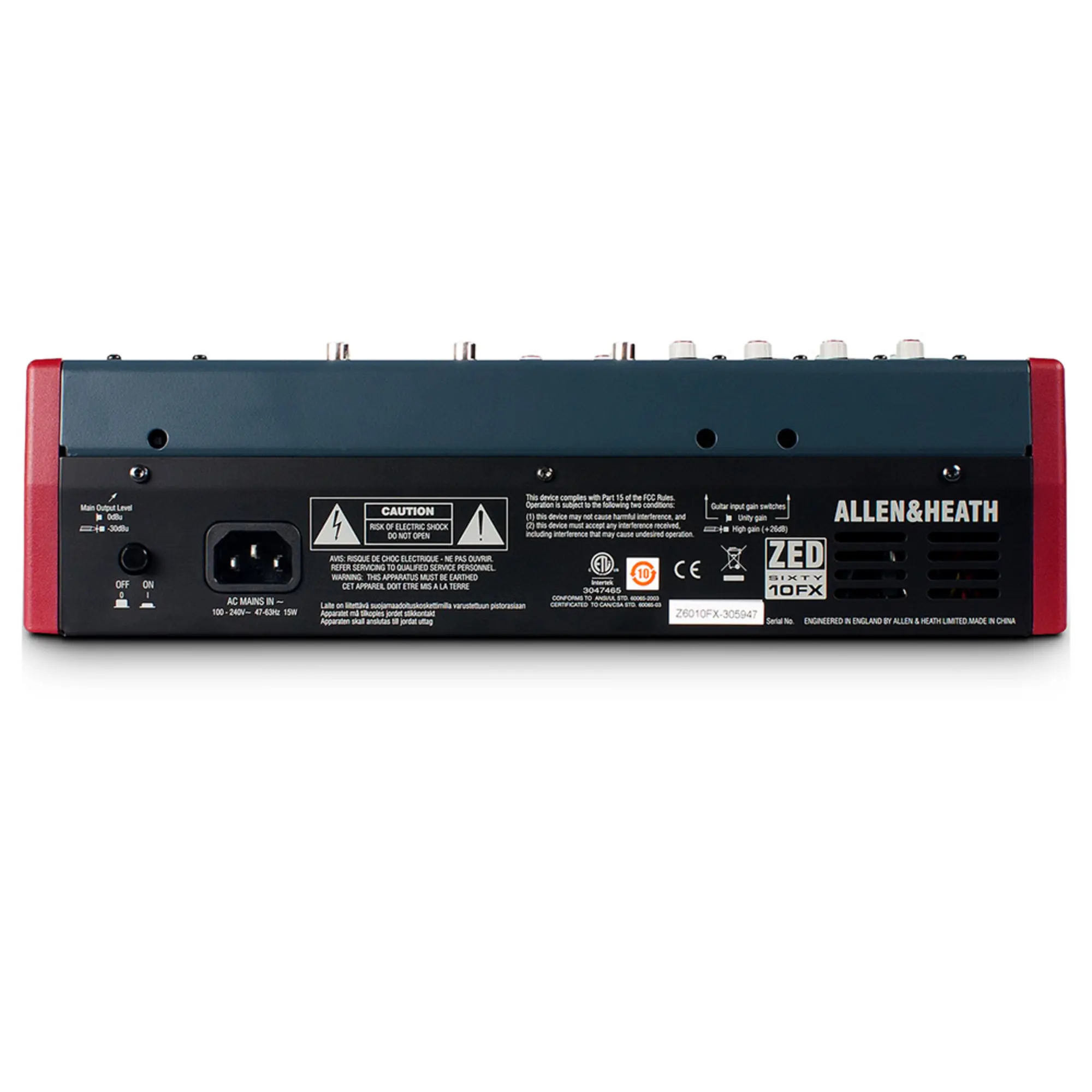 Аналоговый микшерный пульт Allen & Heath ZED60-10FX (5 / 5)