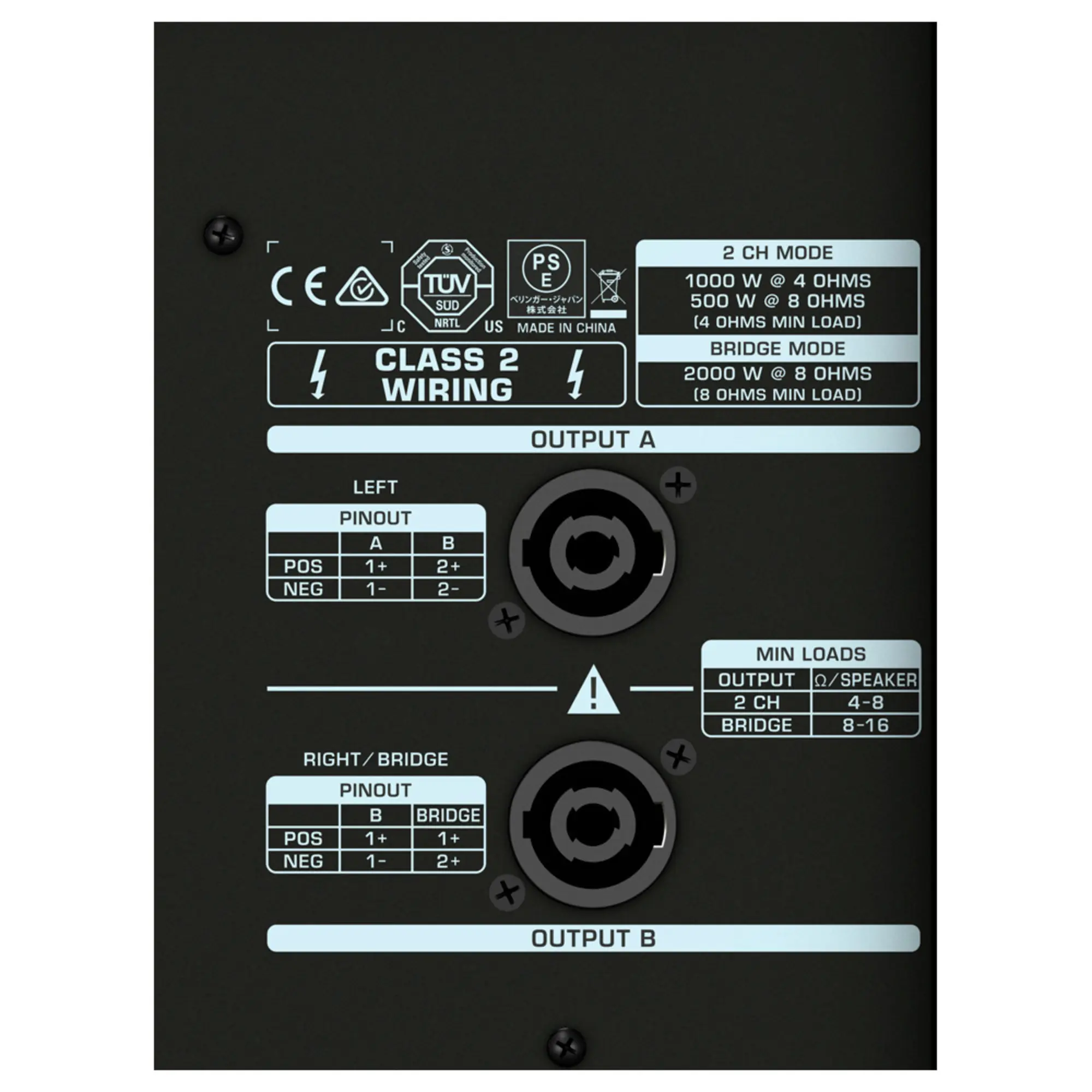 Активный микшерный пульт Behringer PMP2000D (7 / 7)