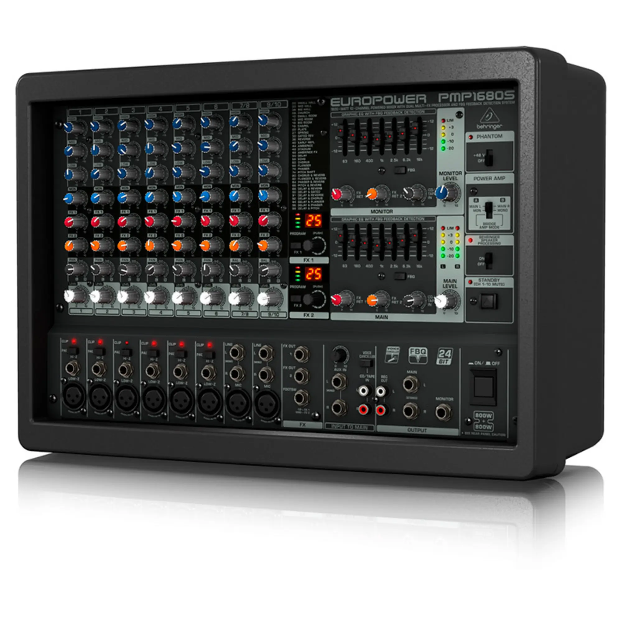 Микшерный пульт с усилением Behringer PMP1680S (2 / 4)