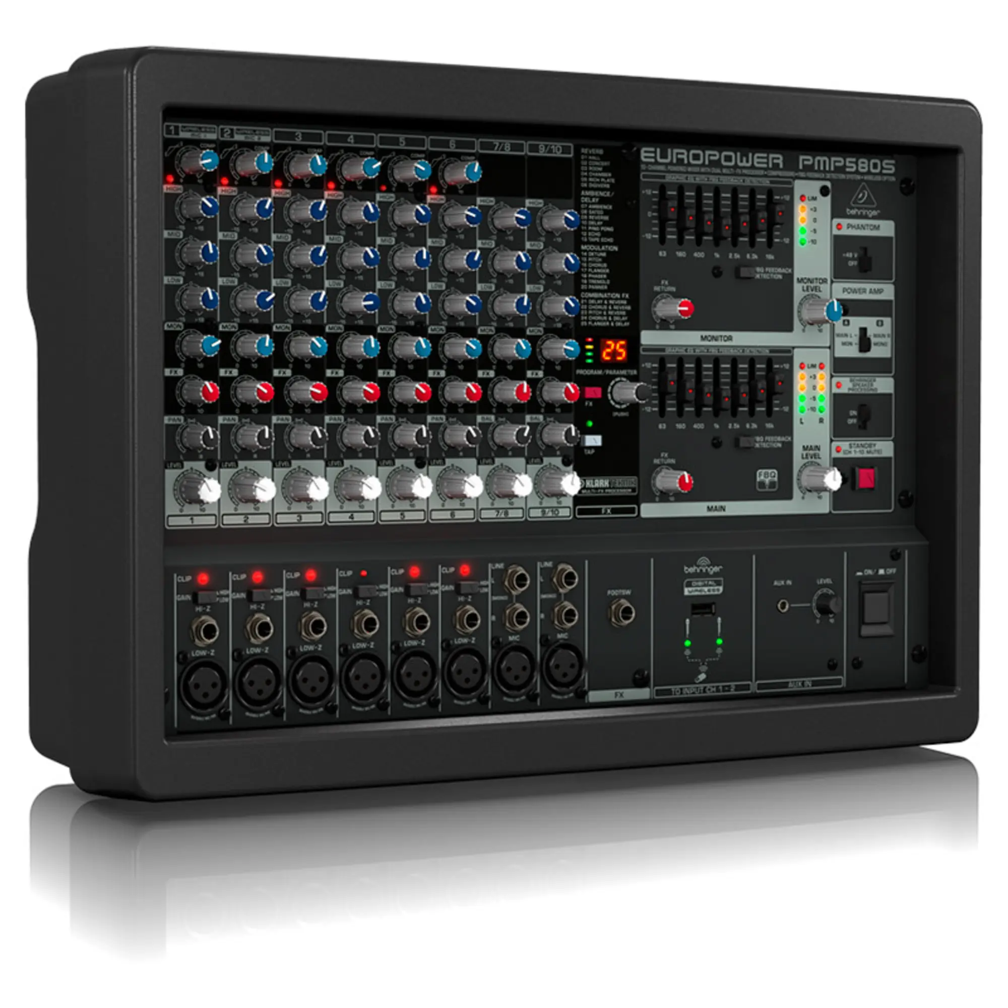Микшерный пульт с усилением Behringer PMP580S (3 / 4)