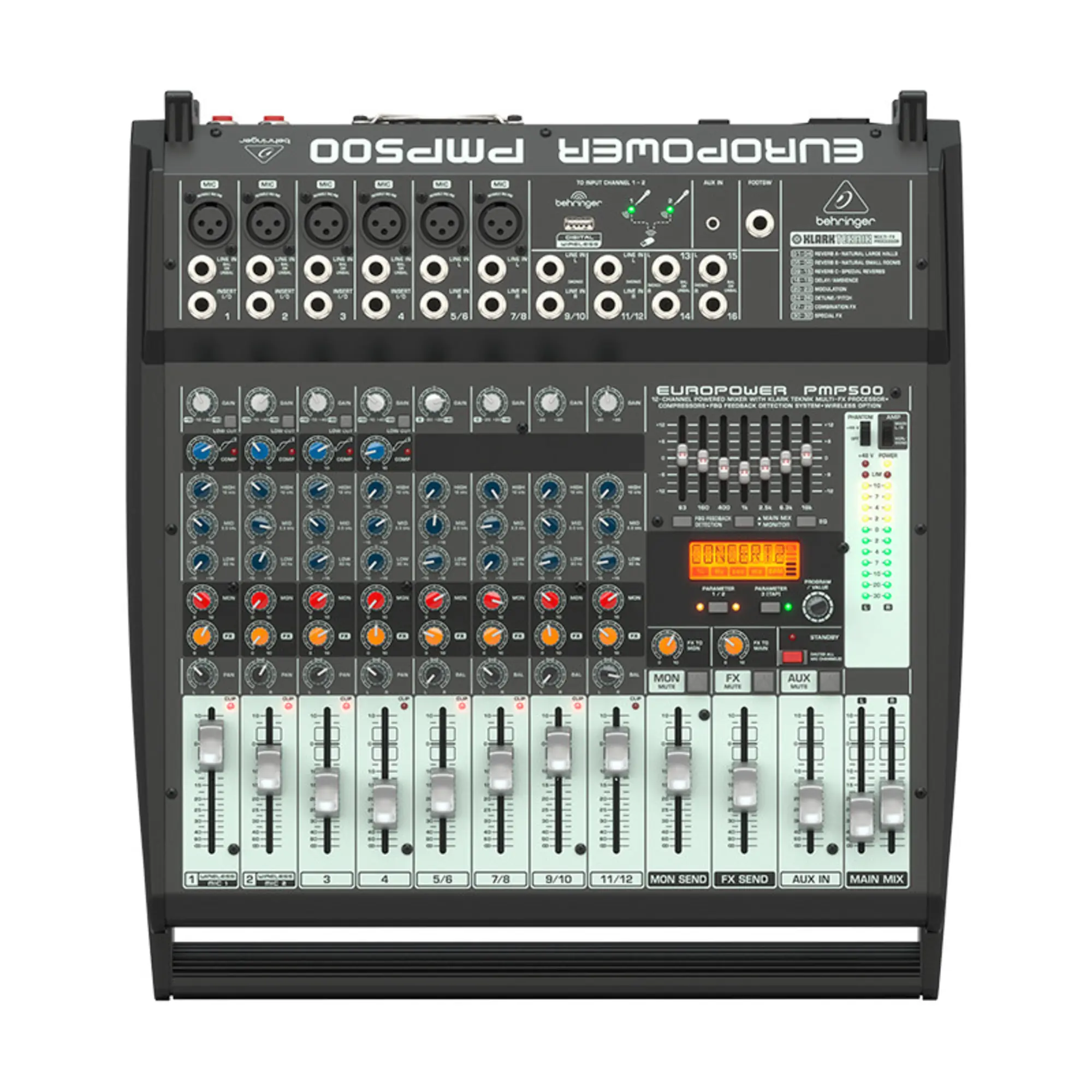 Микшерный пульт с усилением Behringer PMP500 (1 / 4)