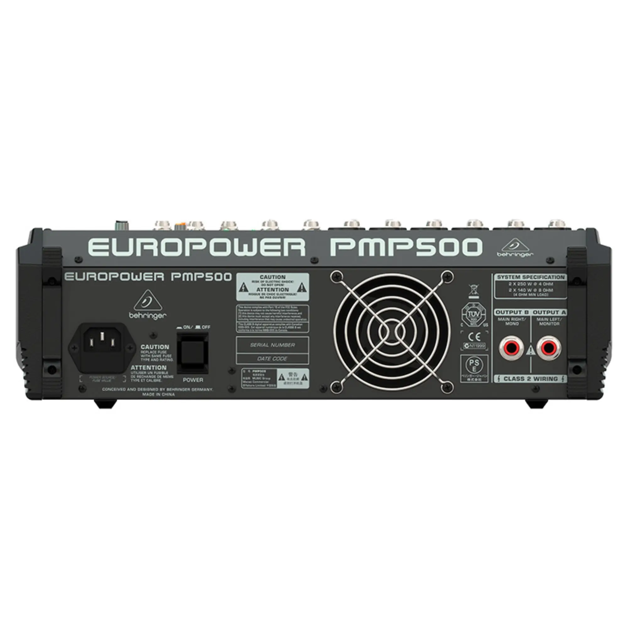 Микшерный пульт с усилением Behringer PMP500 (4 / 4)