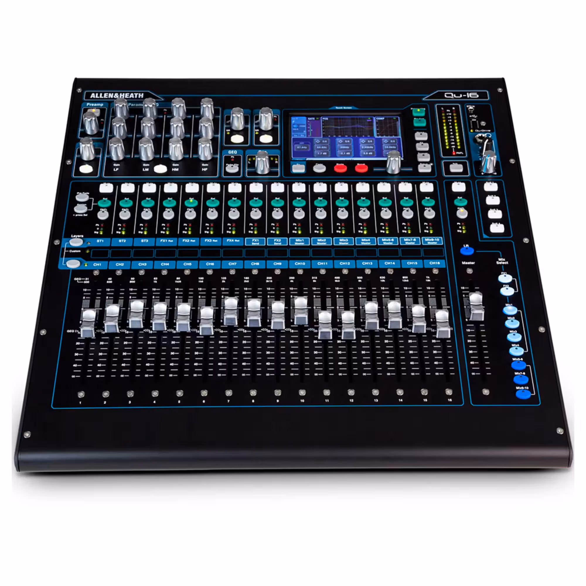 Цифровой микшерный пульт Allen & Heath QU-16C (2 / 10)