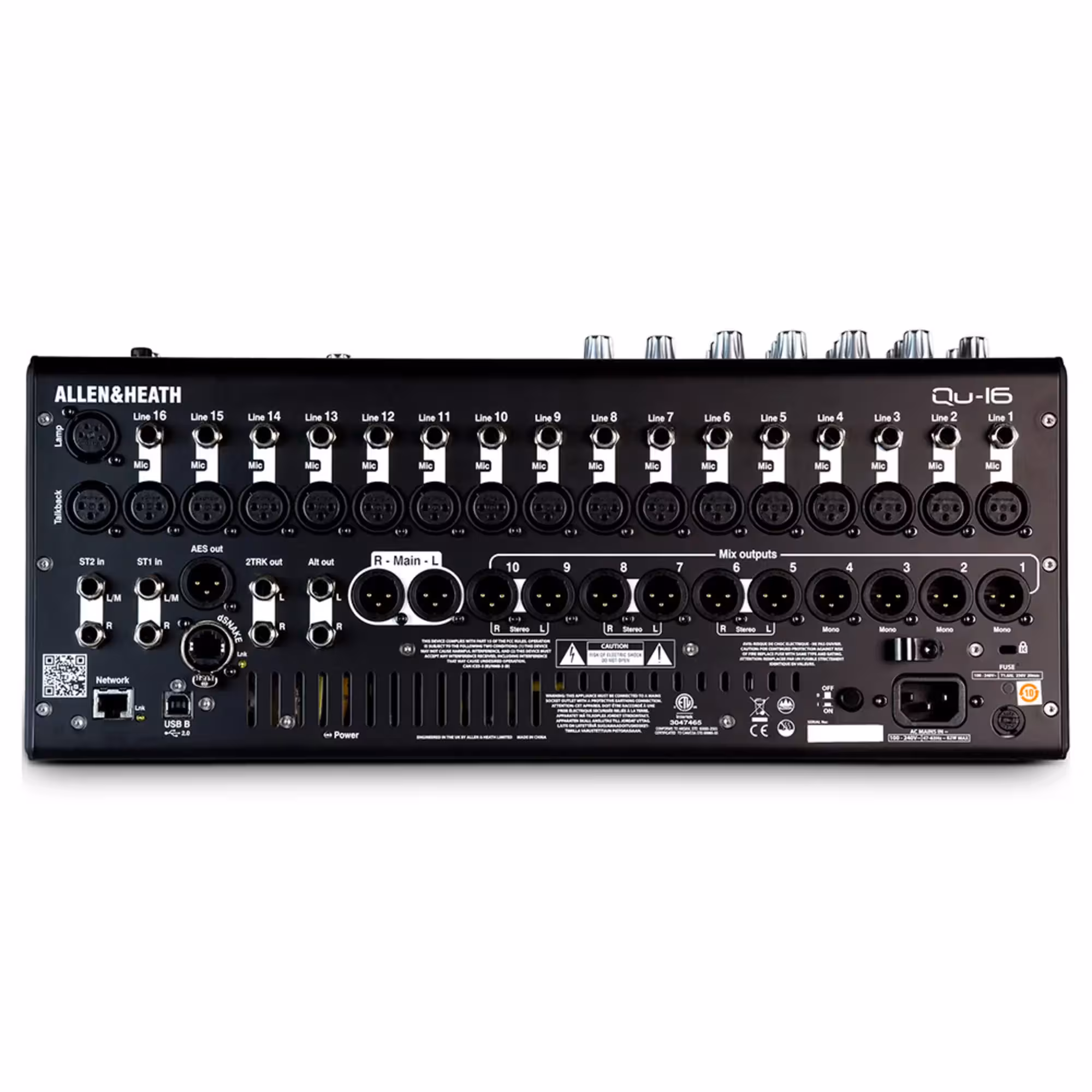 Цифровой микшерный пульт Allen & Heath QU-16C (5 / 10)