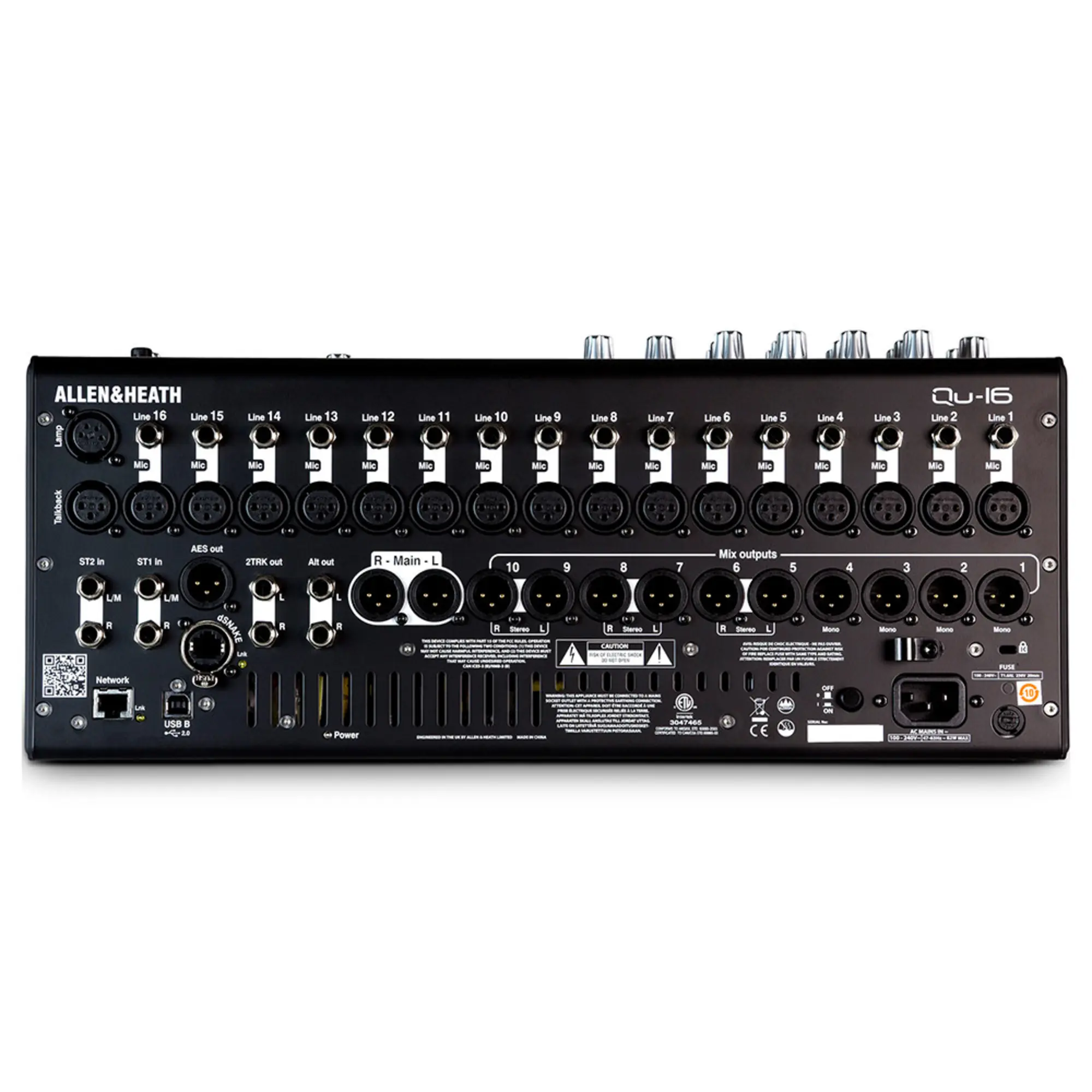Цифровой микшерный пульт Allen & Heath QU-16C (5 / 10)