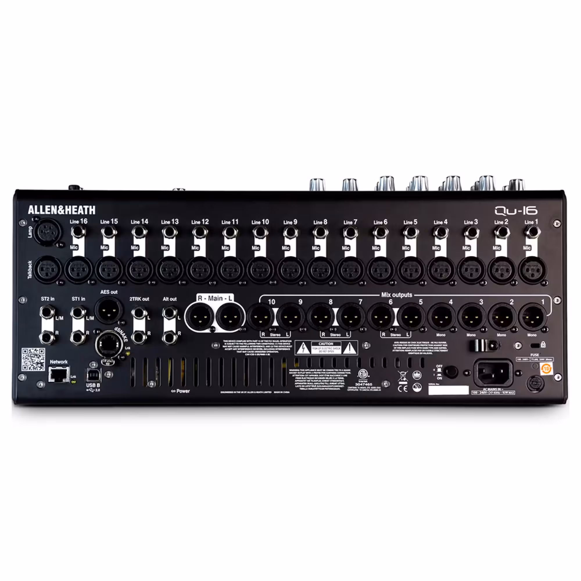 Цифровой микшерный пульт Allen & Heath QU-16C (6 / 10)