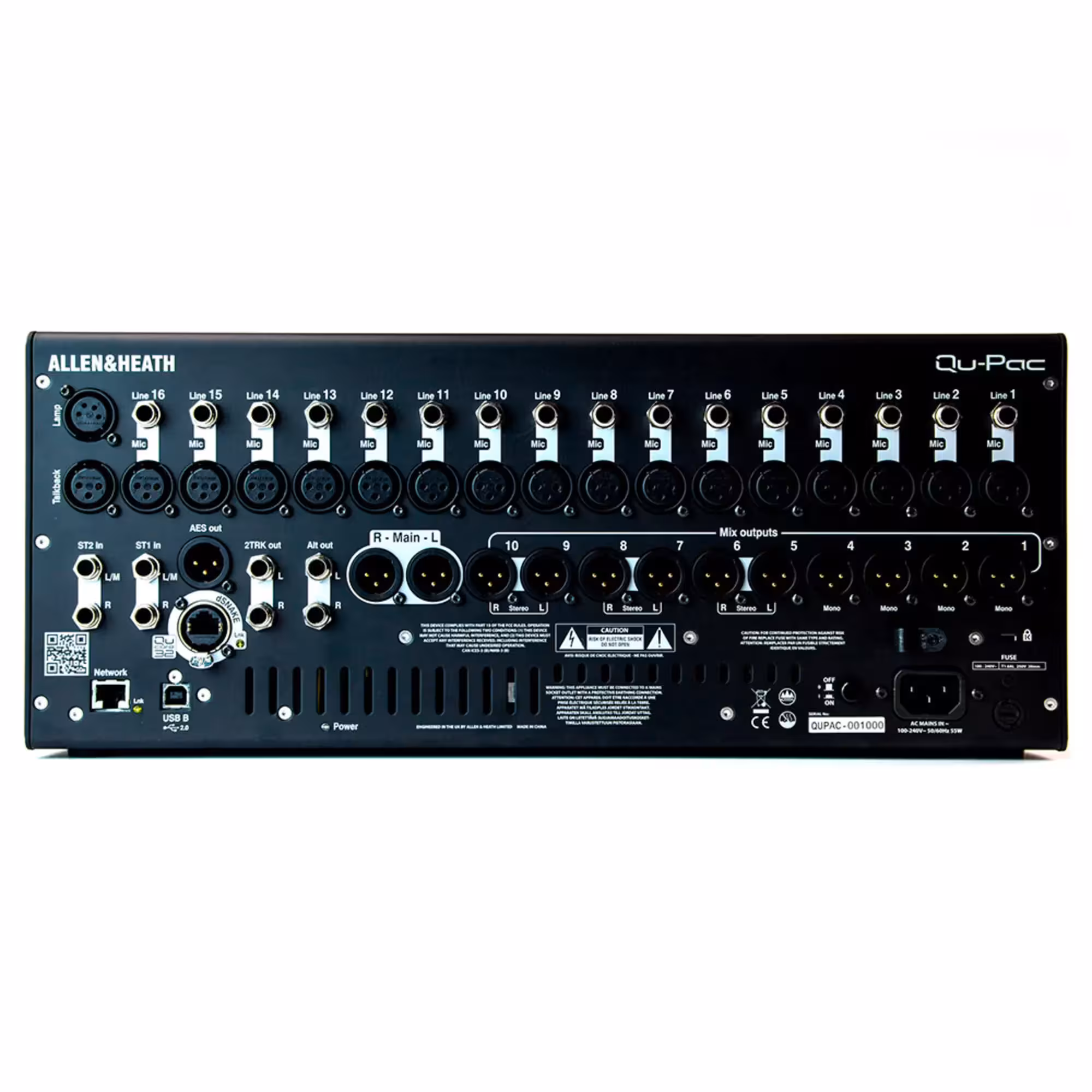 Цифровой микшерный пульт Allen & Heath Qu-Pac (8 / 10)