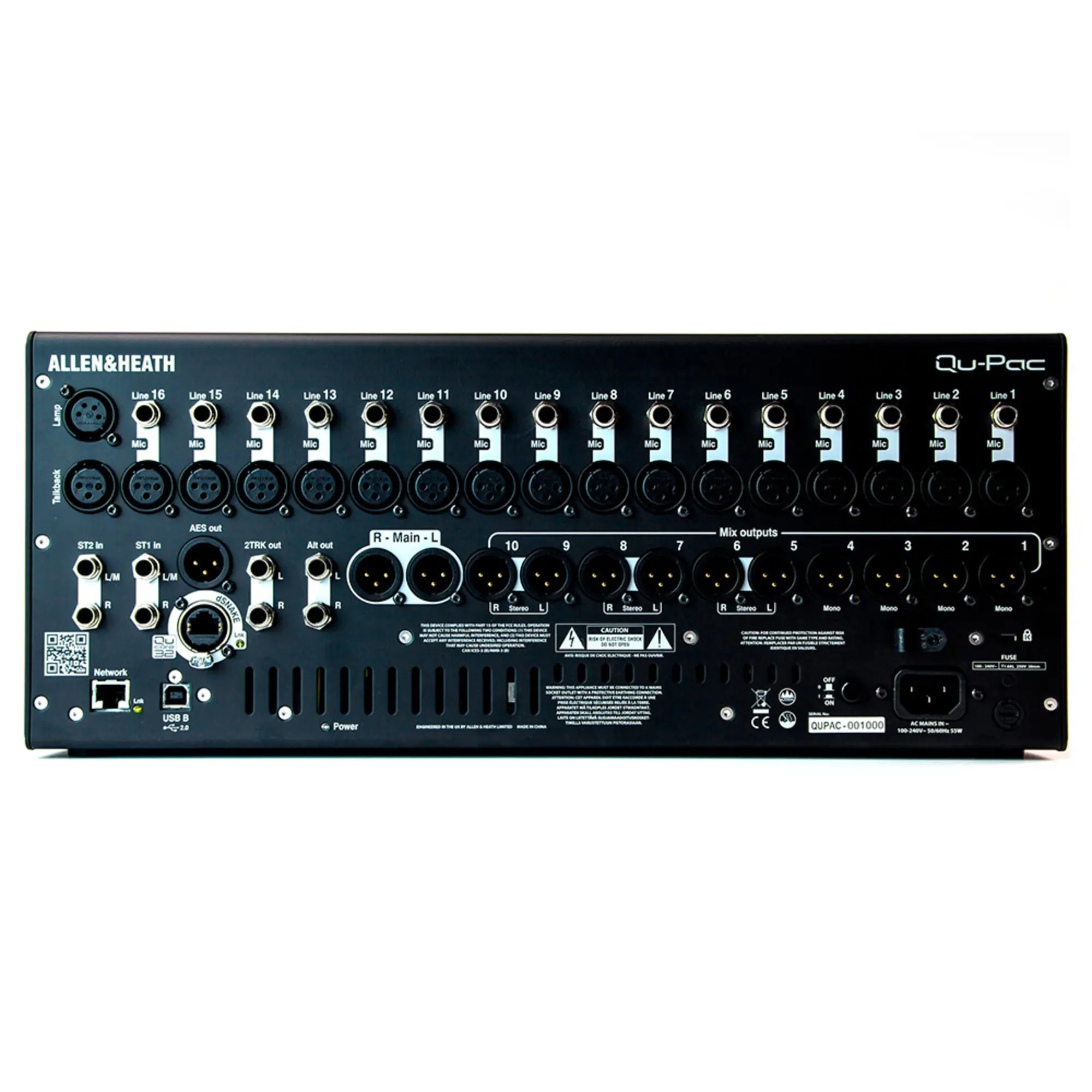 Цифровой микшерный пульт Allen & Heath Qu-Pac (8 / 10)