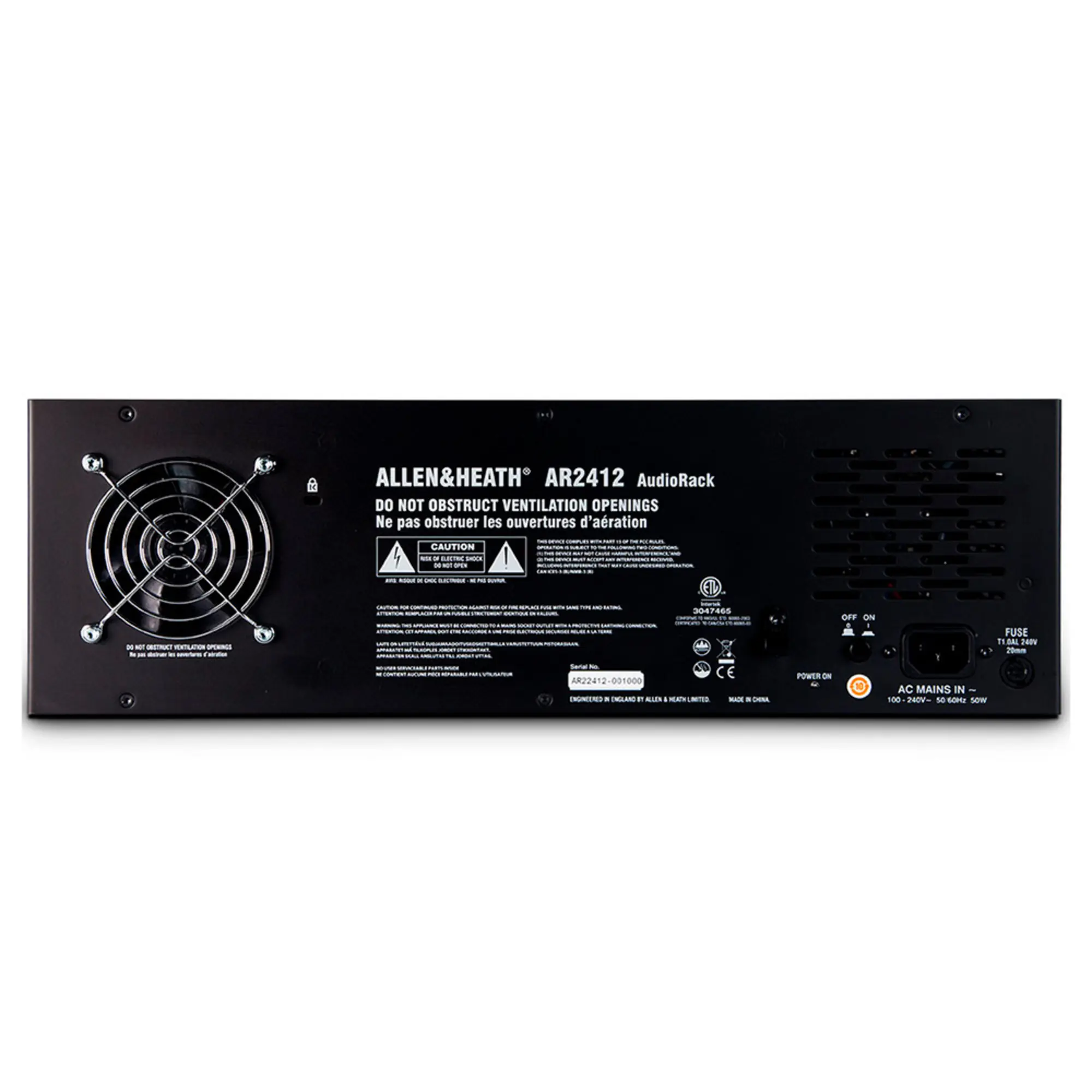 Модуль расширения (стейдж-бокс) Allen & Heath AR2412/X (3 / 3)