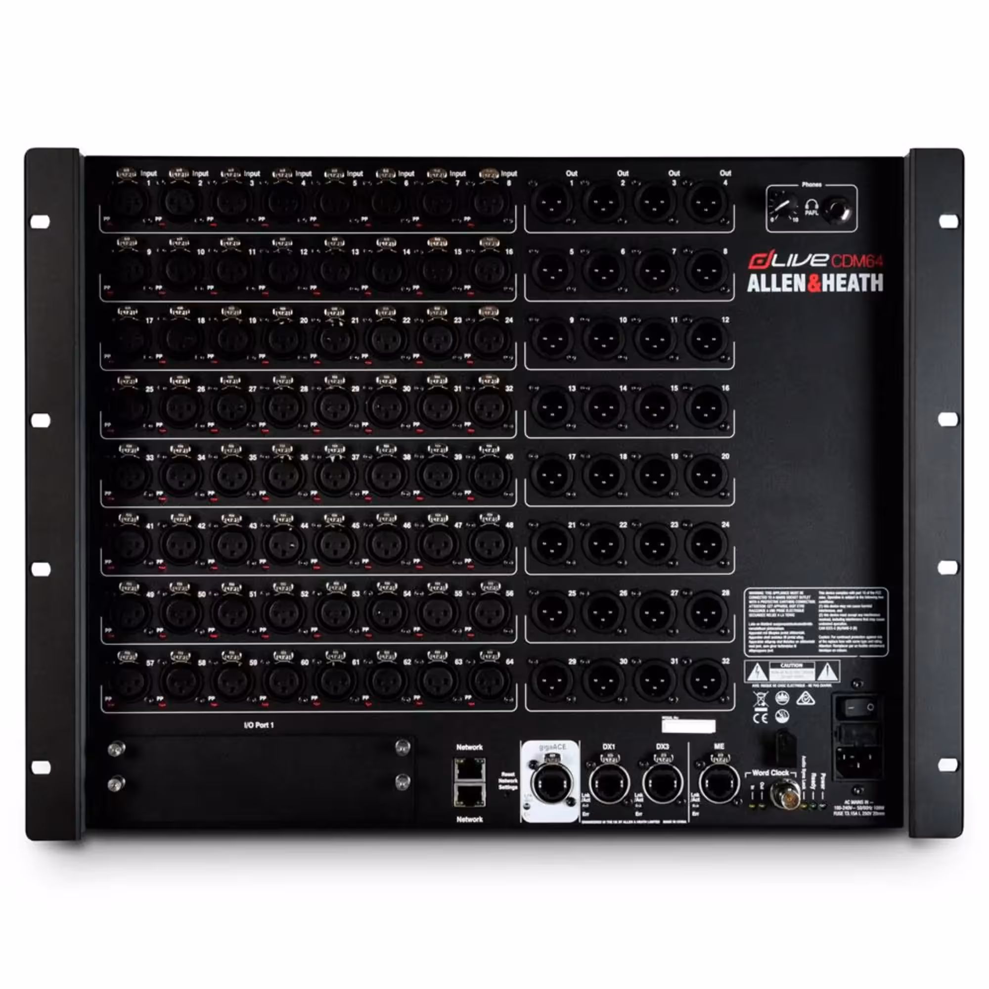 Стейдж-бокс Allen & Heath dLive CDM64 MixRack (1 / 3)