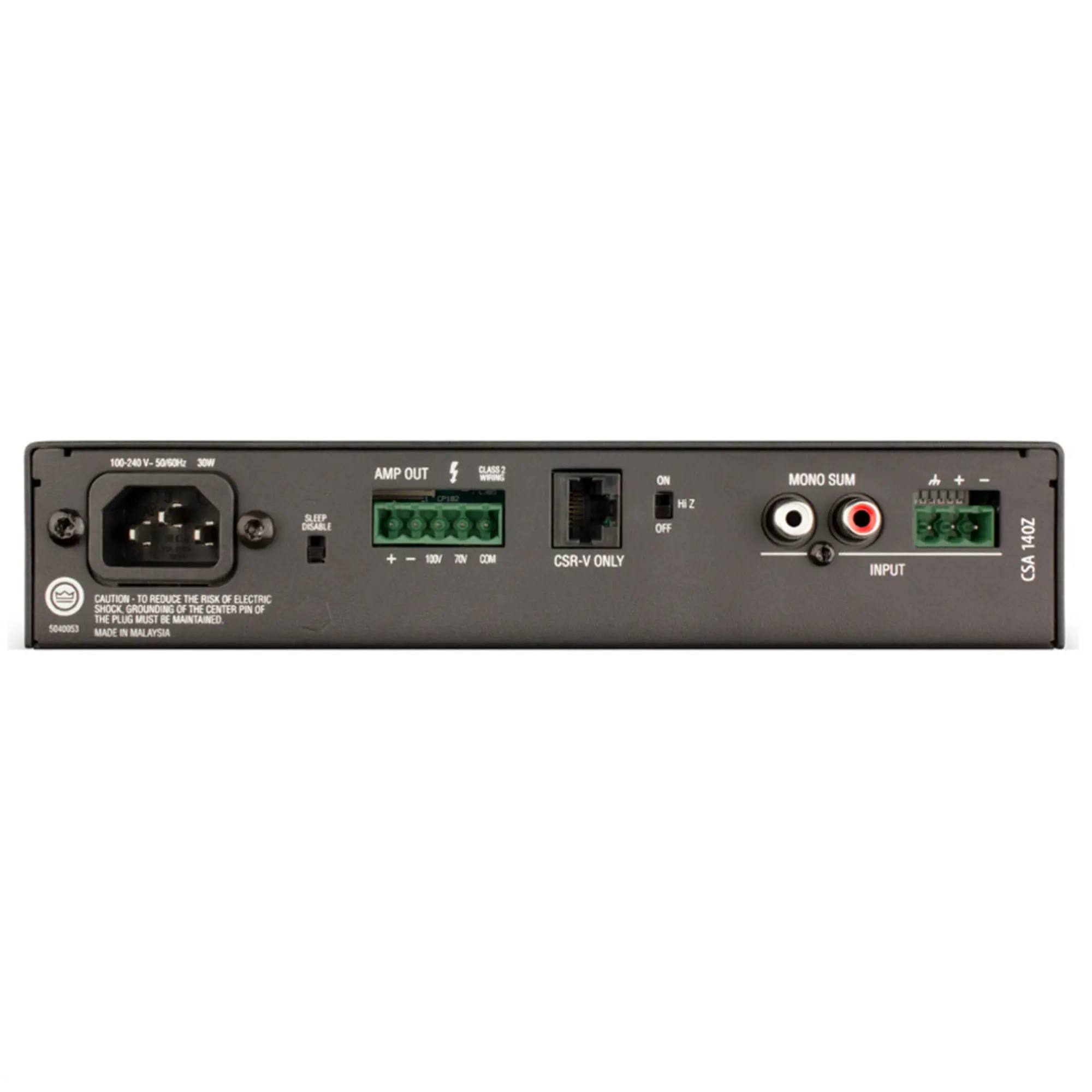 Трансляционный усилитель JBL CSA 140Z (3 / 3)