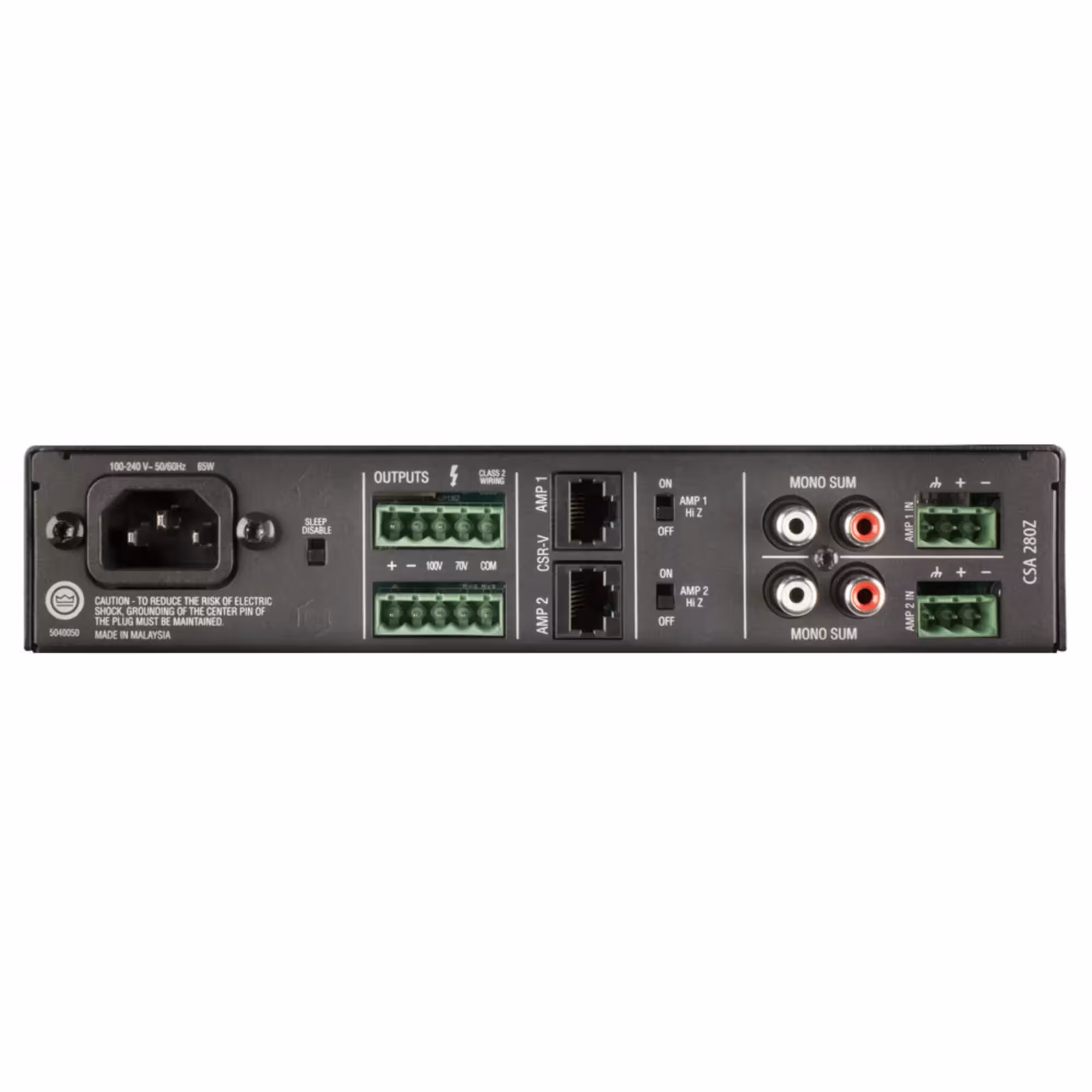 Трансляционный усилитель JBL CSA 280Z (2 / 2)
