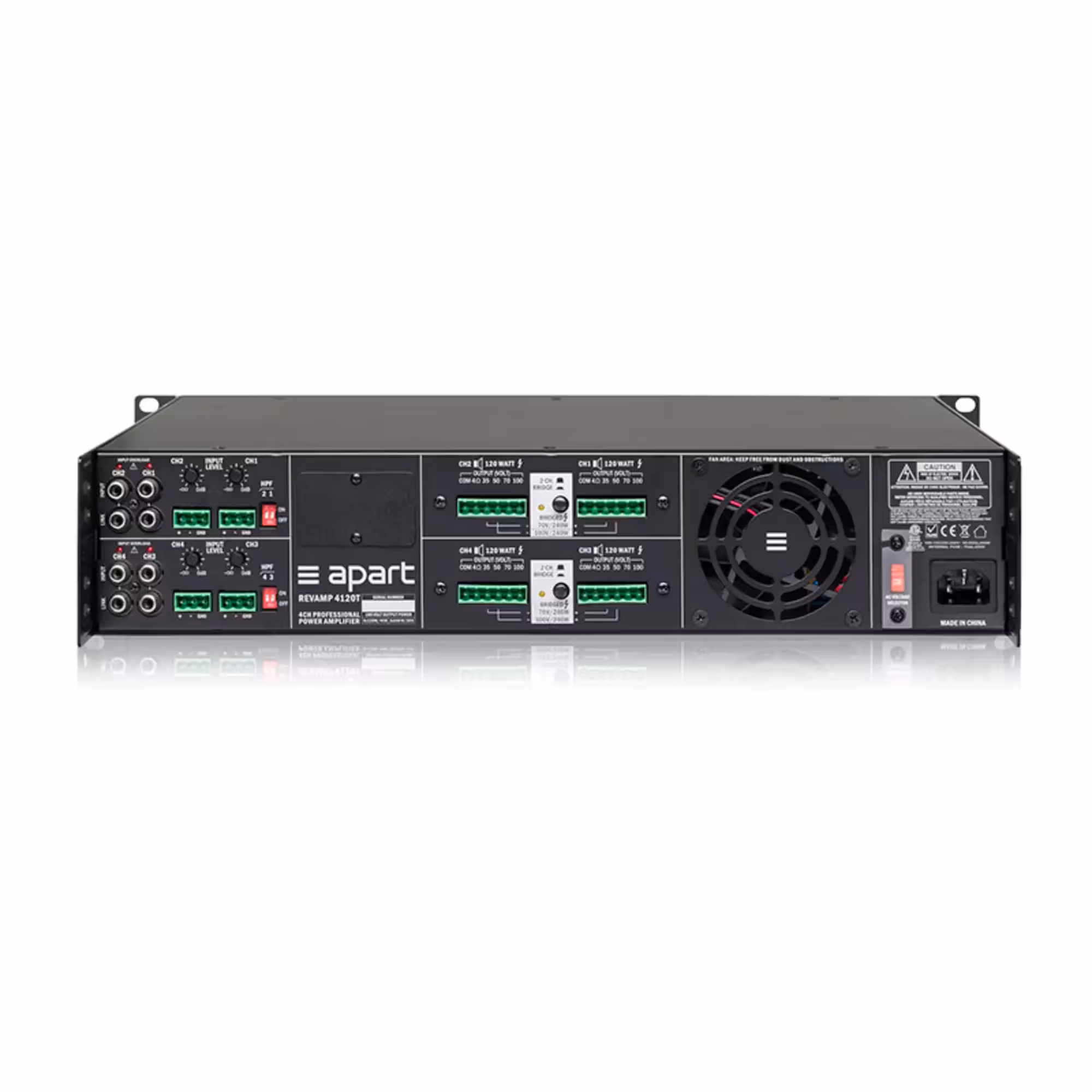 Трансляционный усилитель APart REVAMP4120T (2 / 2)