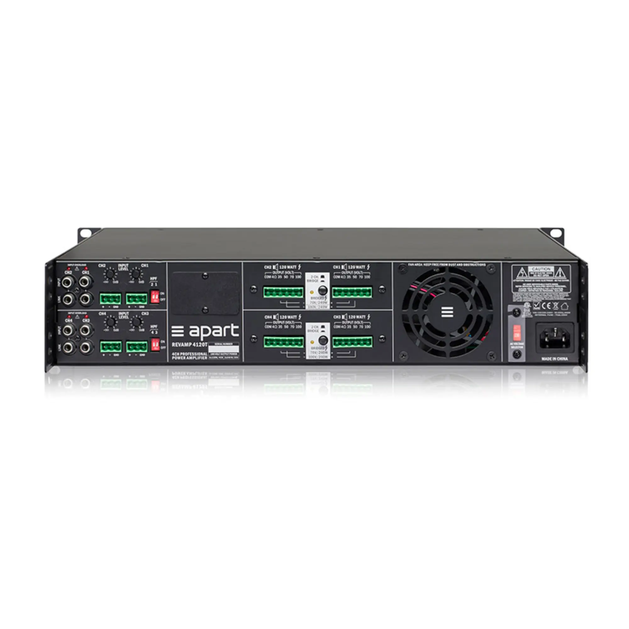 Трансляционный усилитель APart REVAMP4120T (2 / 2)