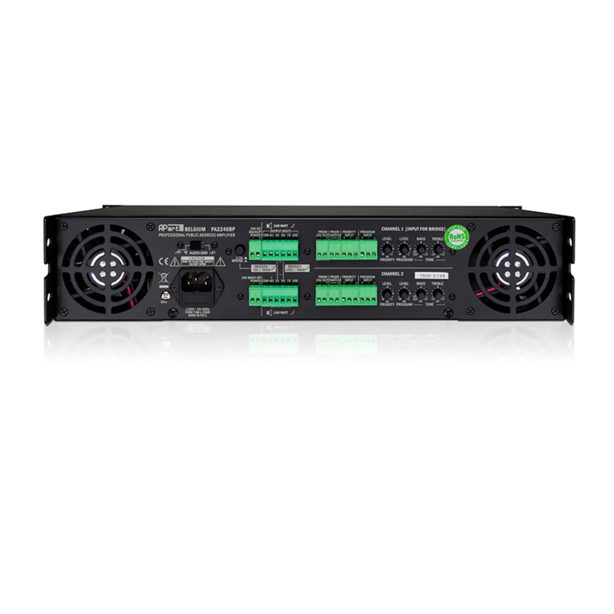 Трансляционный усилитель APart PA2240BP (2 / 2)
