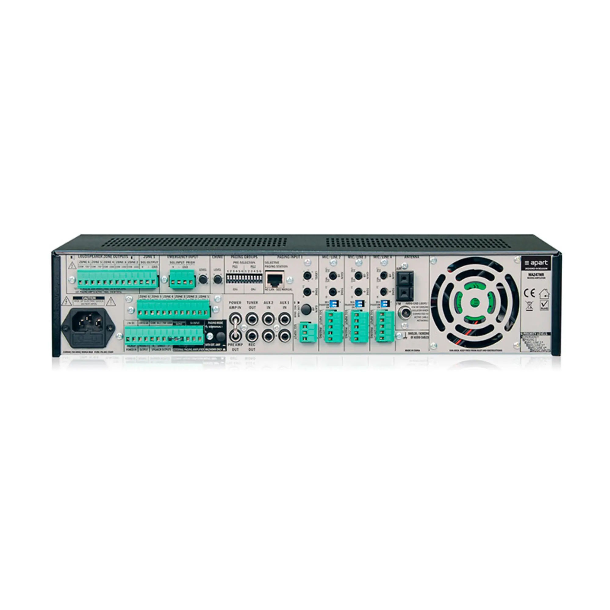 Микшер-усилитель с тюнером и USB Apart MA247MR (2 / 2)