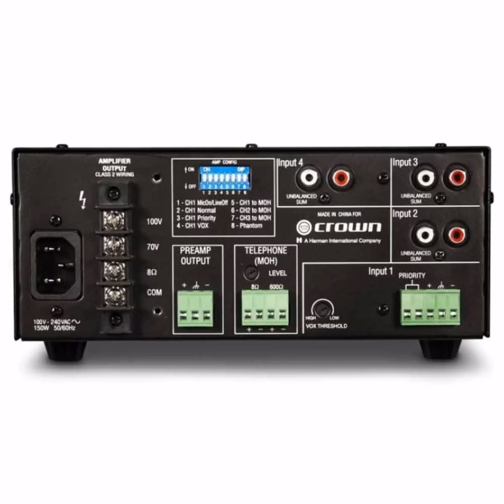Микшер-усилитель Crown G160MA (4 / 4)