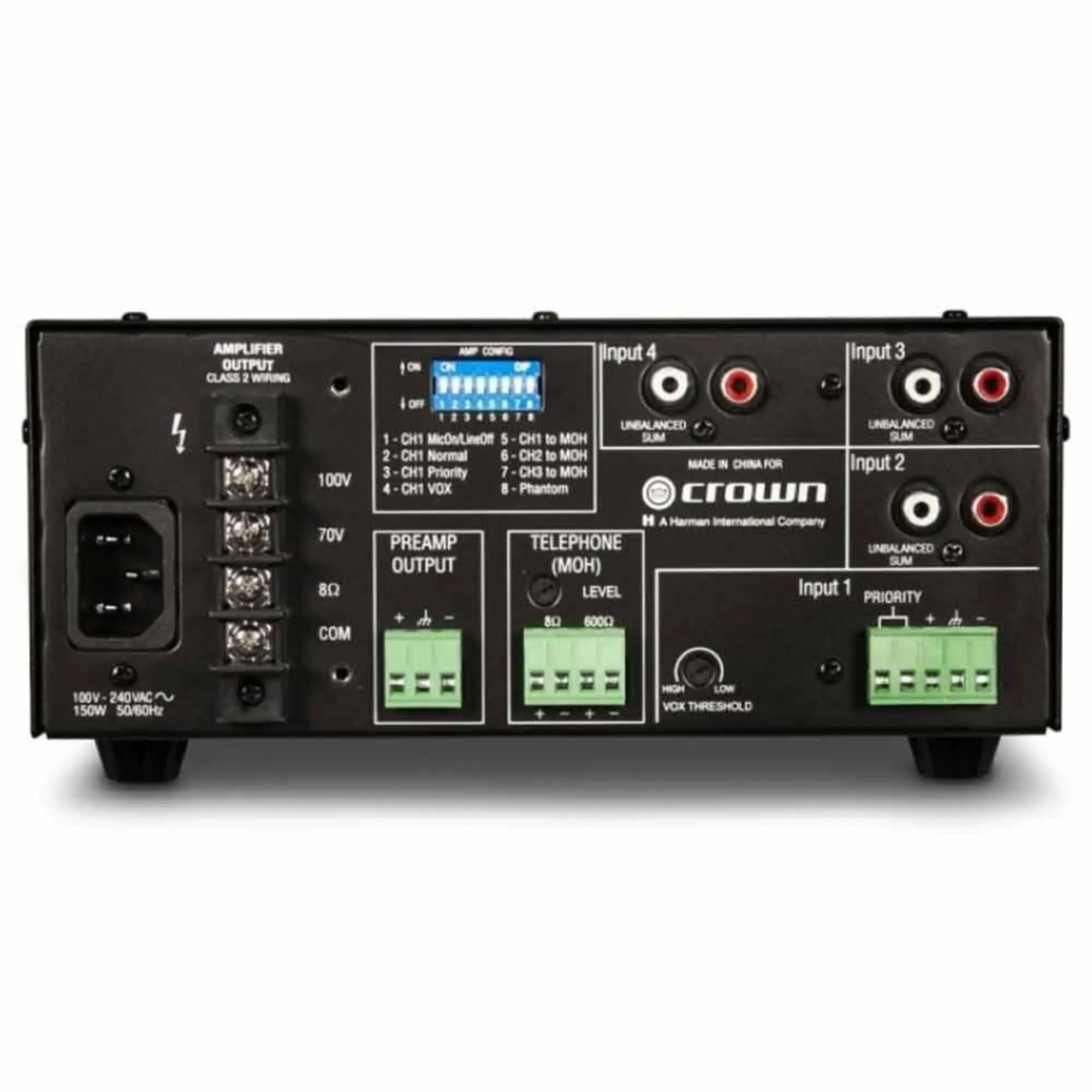 Микшер-усилитель Crown G160MA (4 / 4)