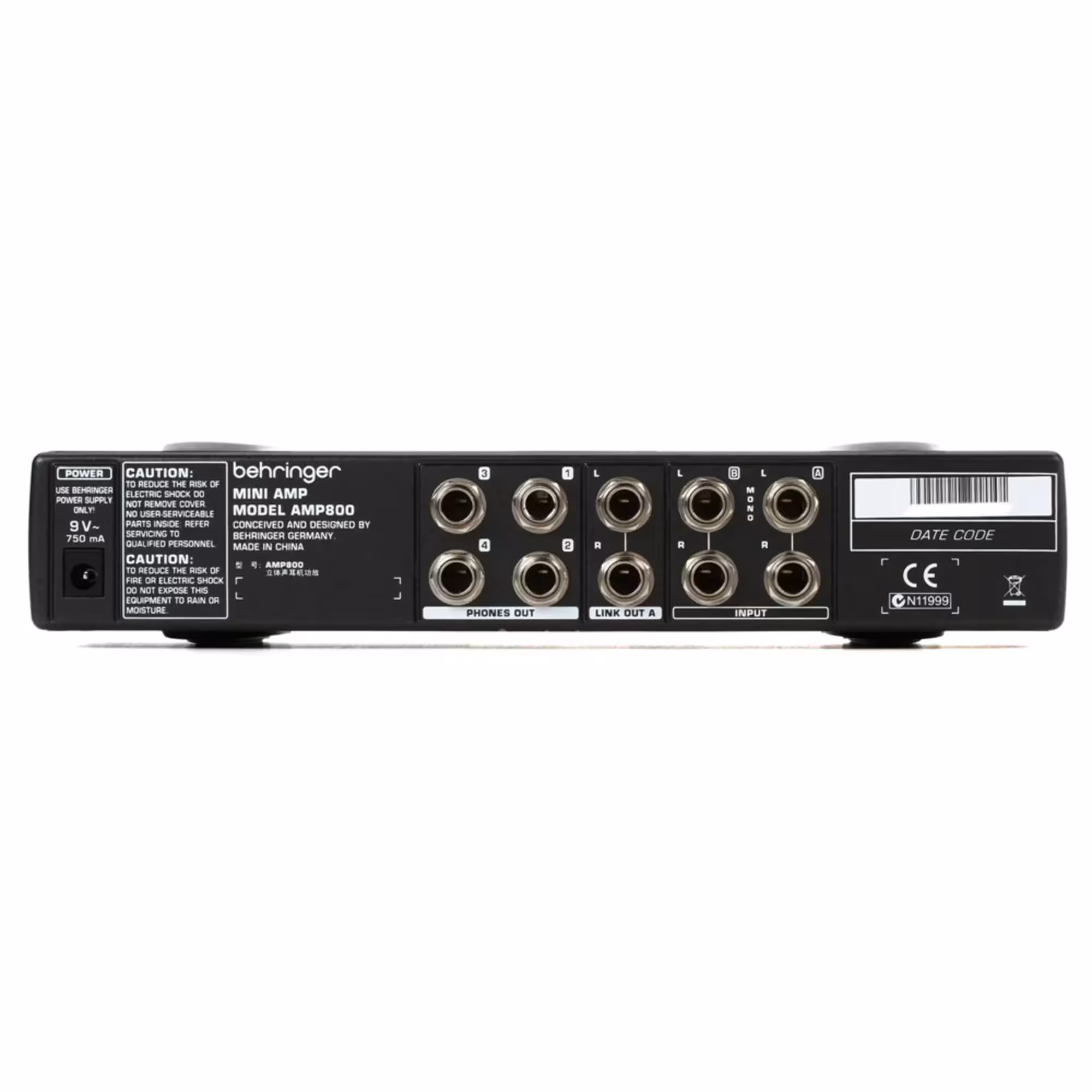 Усилитель для наушников Behringer AMP800 (3 / 3)