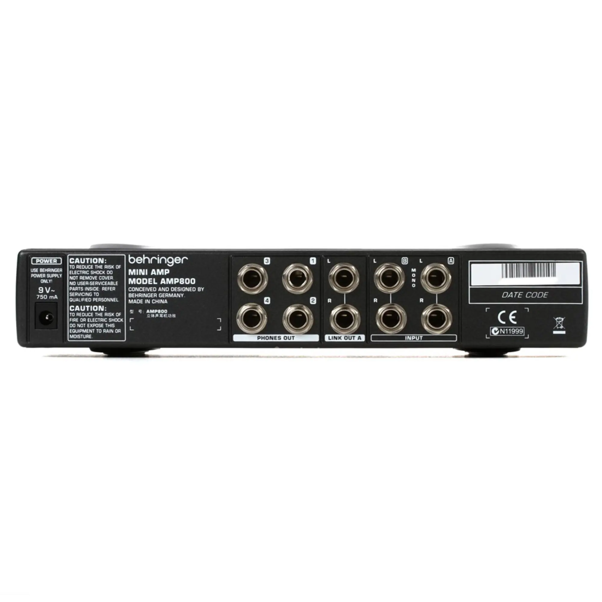 Усилитель для наушников Behringer AMP800 (3 / 3)