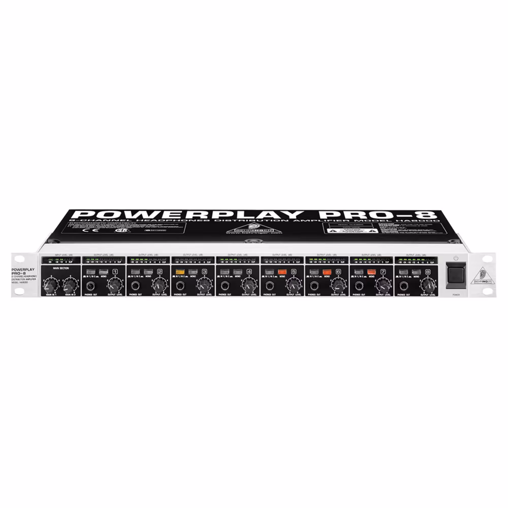 Усилитель для наушников Behringer HA8000 (1 / 3)