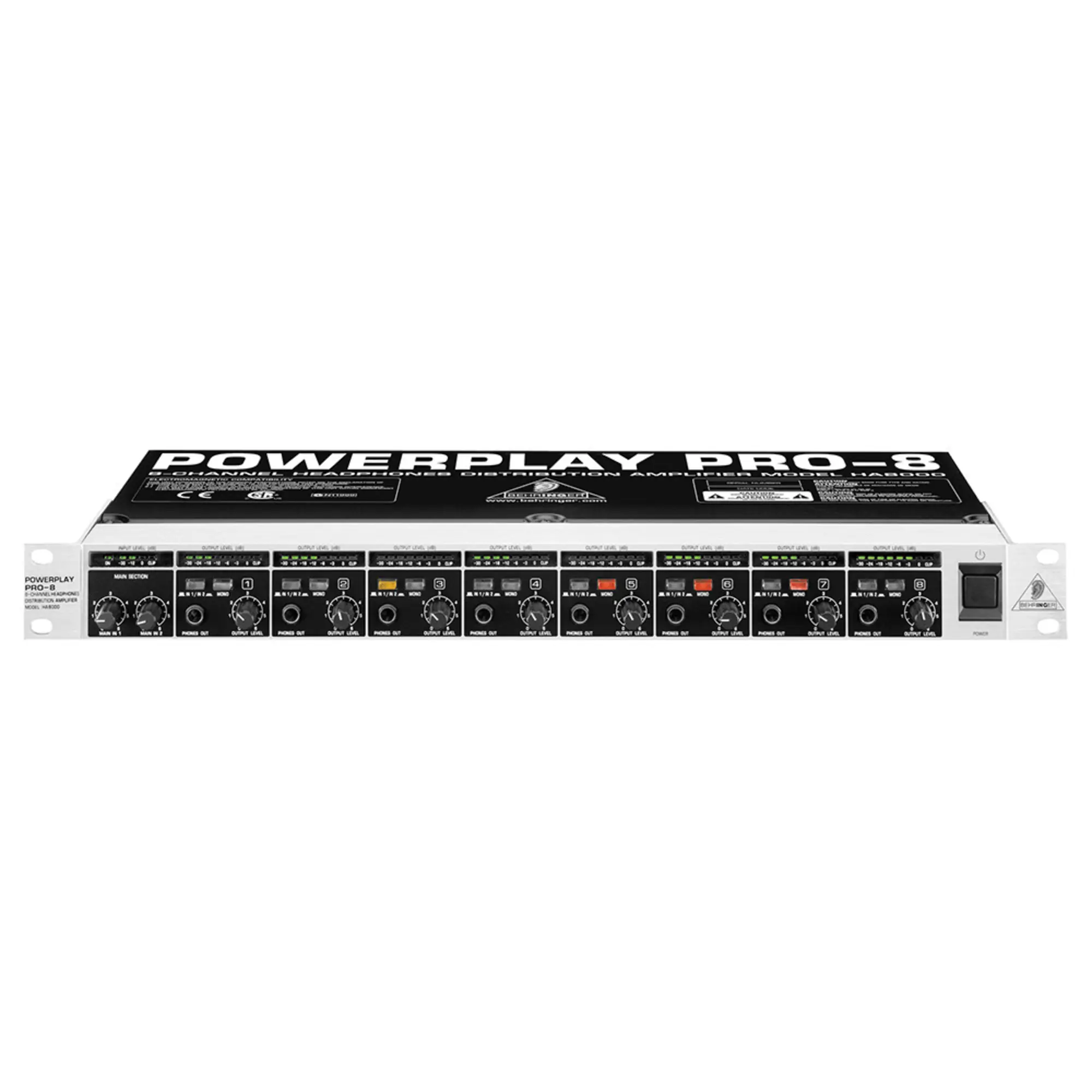 Усилитель для наушников Behringer HA8000 (1 / 3)