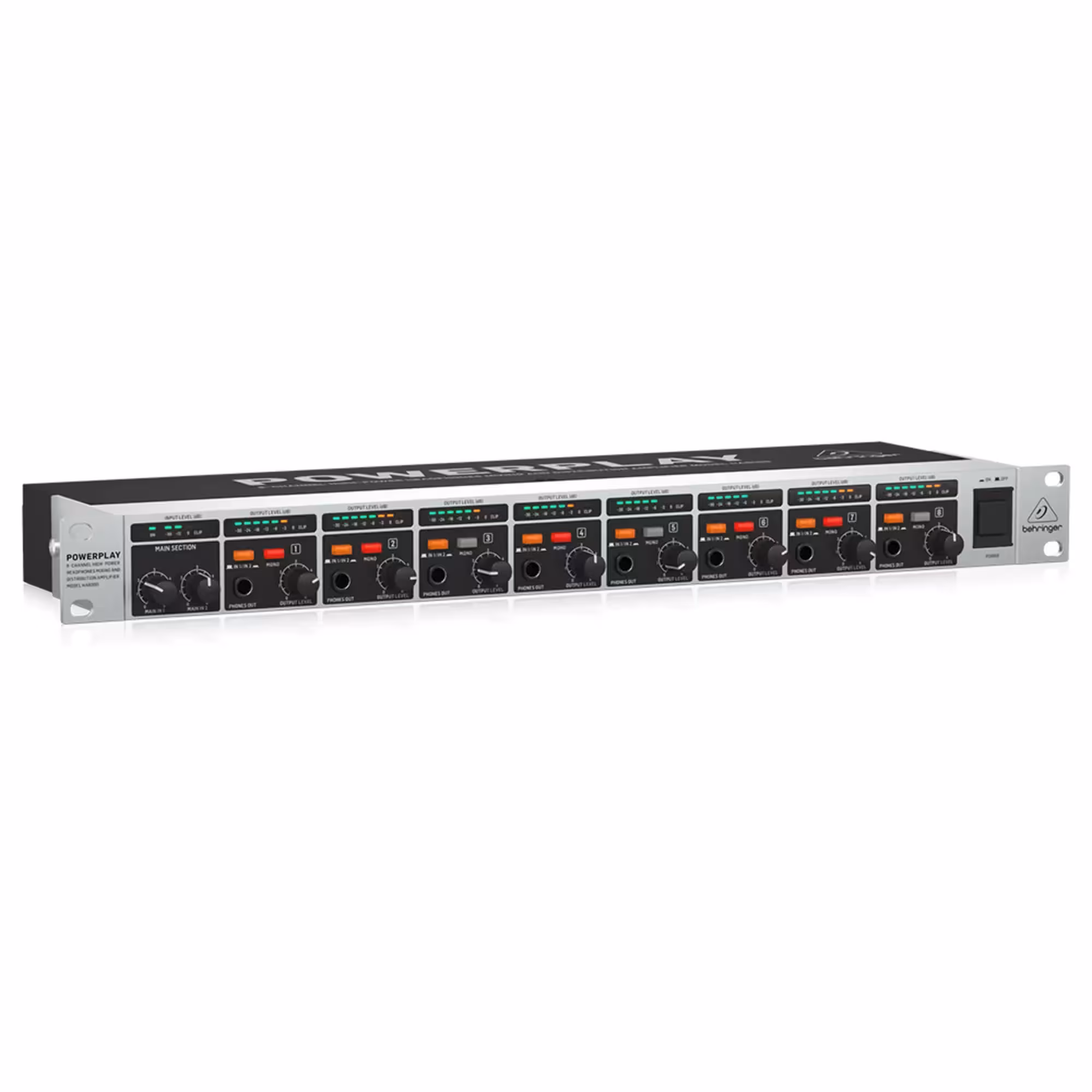 Усилитель для наушников Behringer HA8000 V2 (3 / 5)