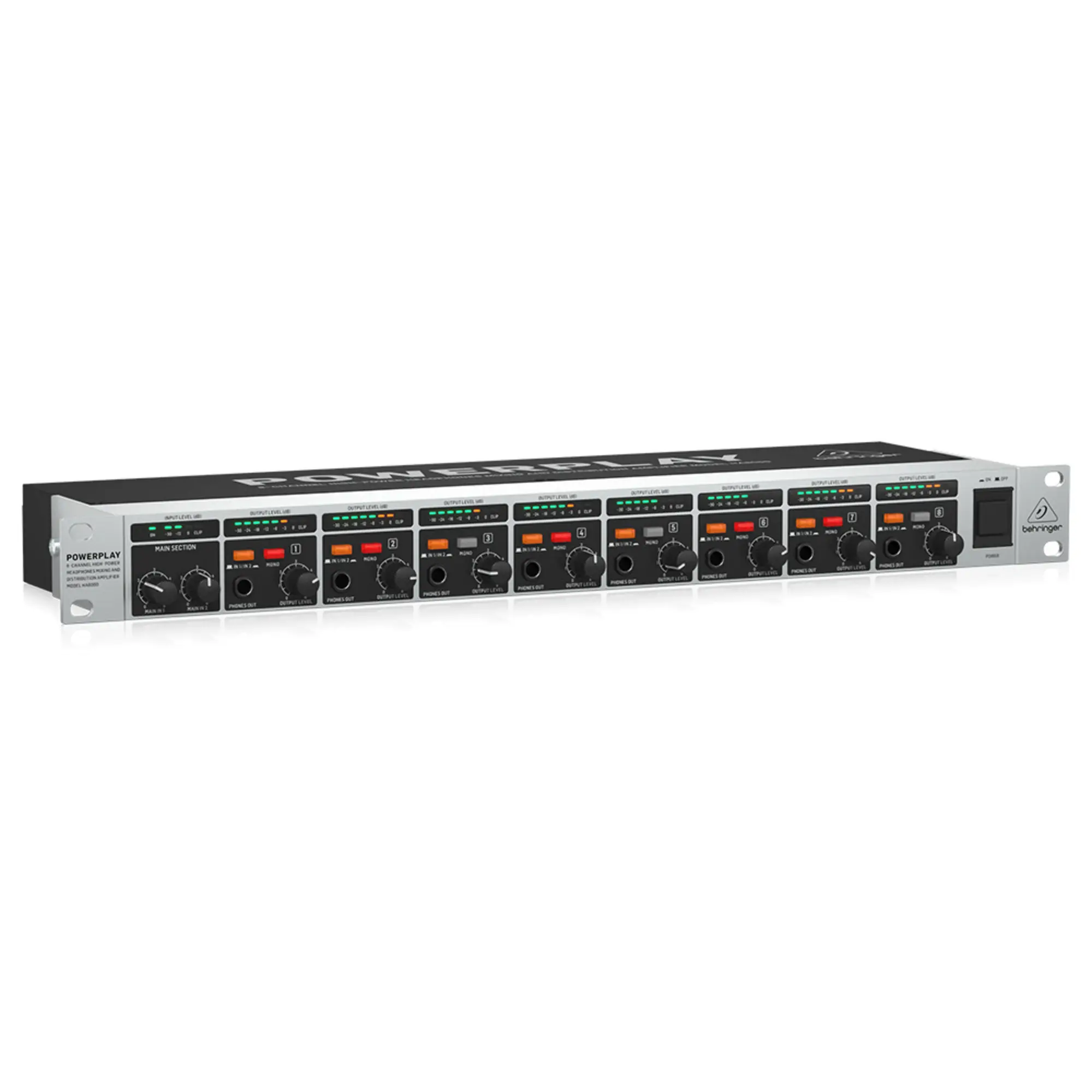 Усилитель для наушников Behringer HA8000 V2 (3 / 5)