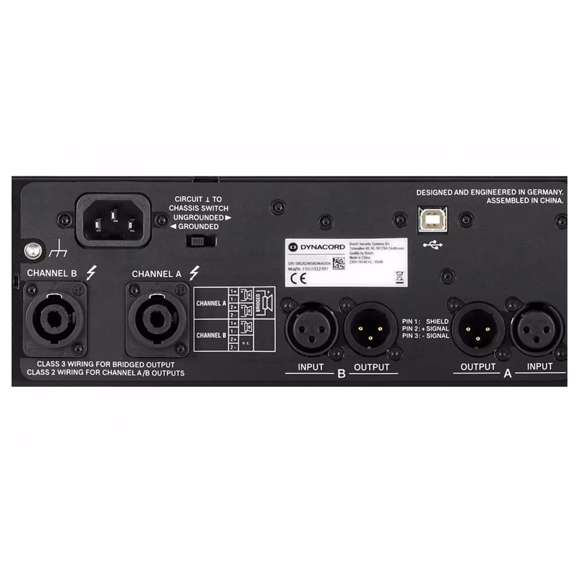 Усилитель мощности c DSP процессором Dynacord L1300FD (5 / 5)