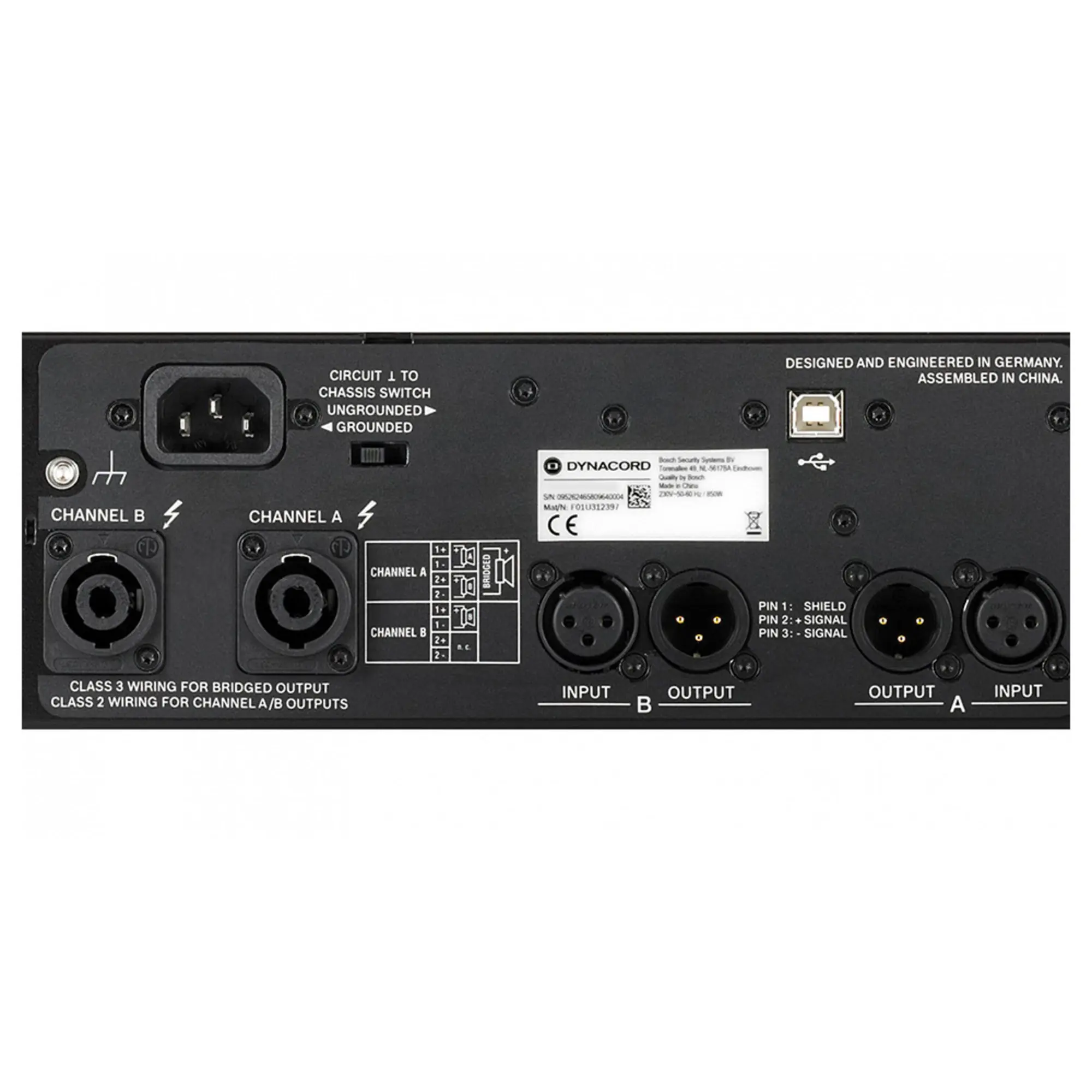 Усилитель мощности c DSP процессором Dynacord L1300FD (5 / 5)