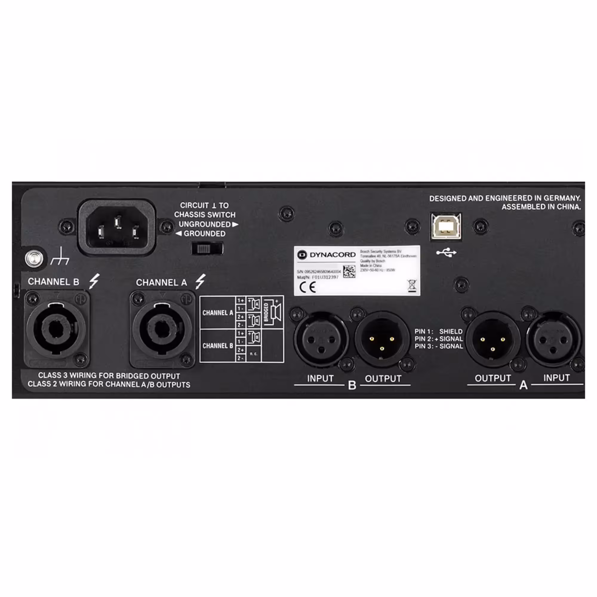 Усилитель мощности c DSP процессором Dynacord L1800FD (5 / 5)