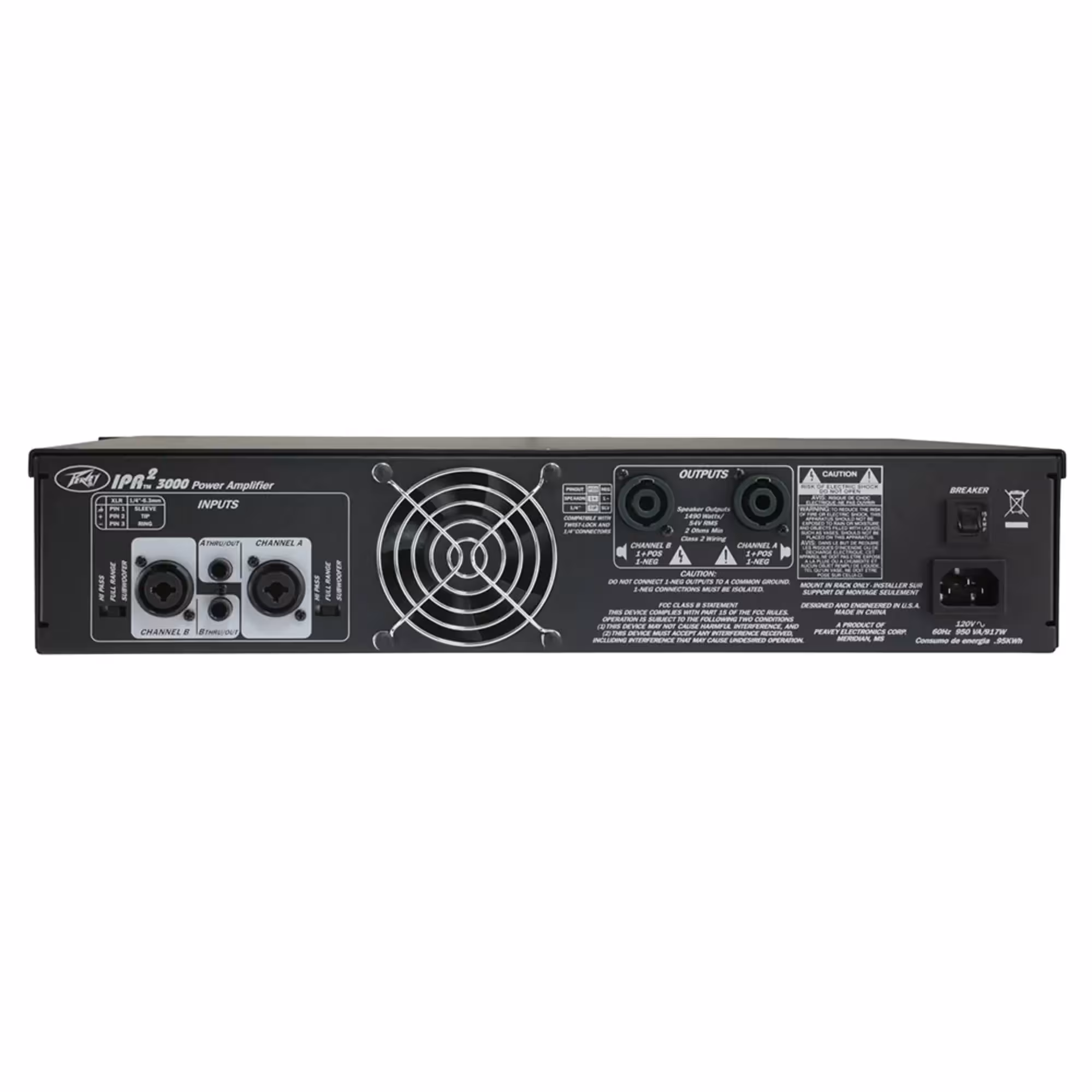 Усилитель мощности с кроссовером Peavey IPR2 3000 (2 / 4)