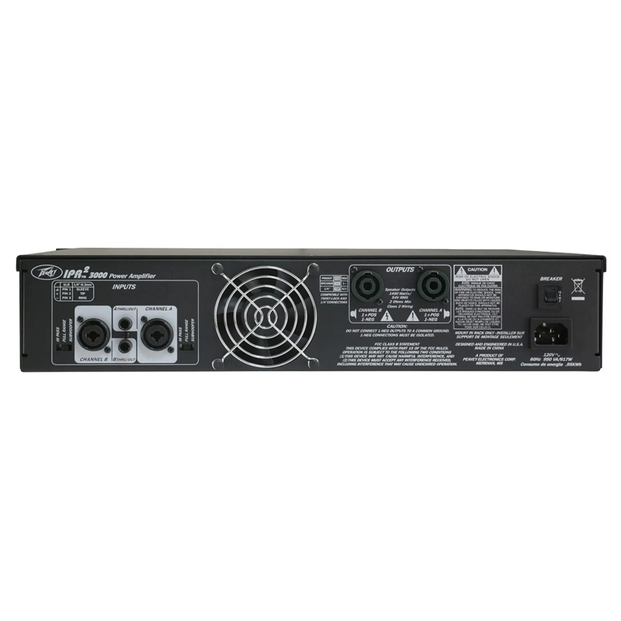 Усилитель мощности с кроссовером Peavey IPR2 3000 (2 / 4)