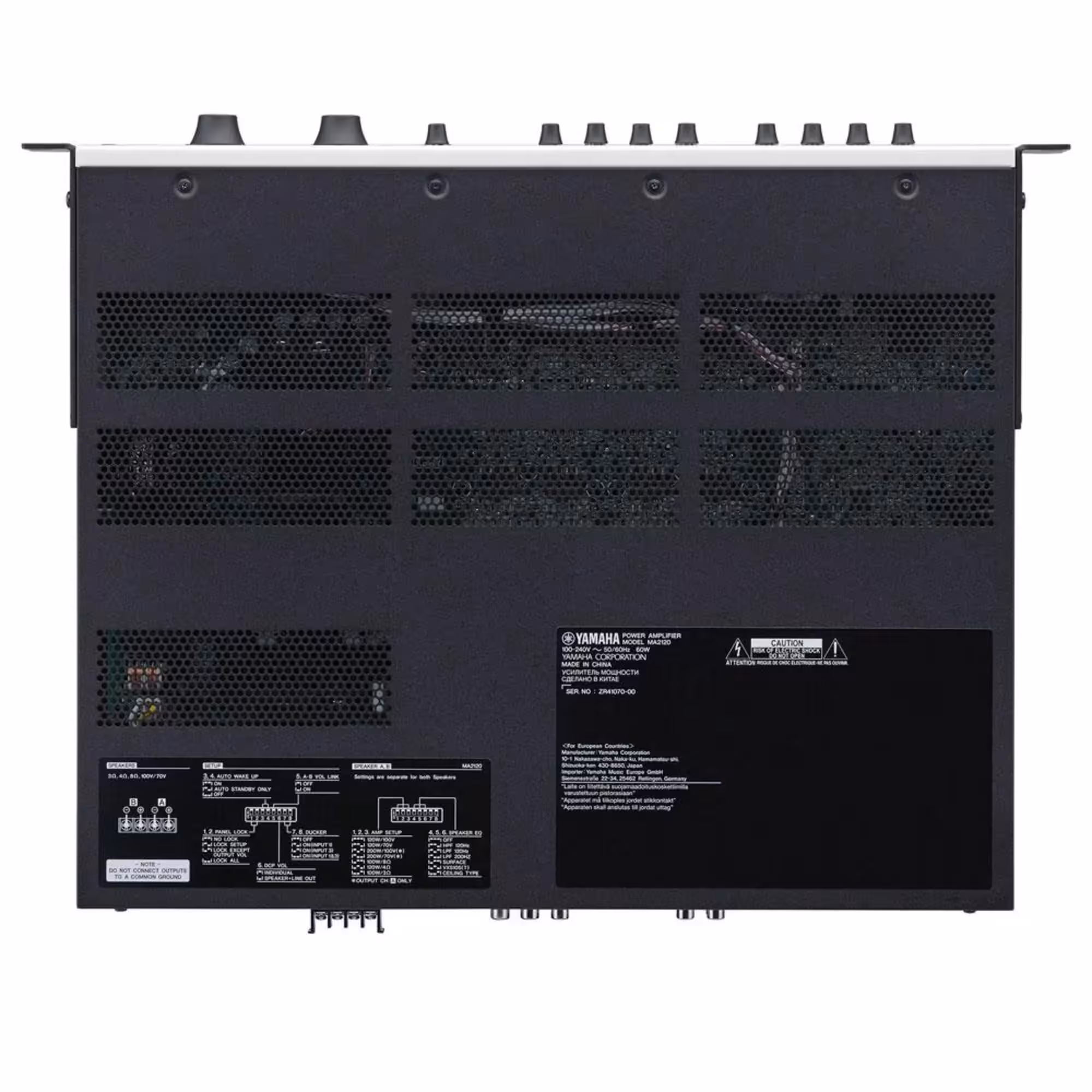 Профессиональный усилитель мощности Yamaha MA2120 (5 / 5)