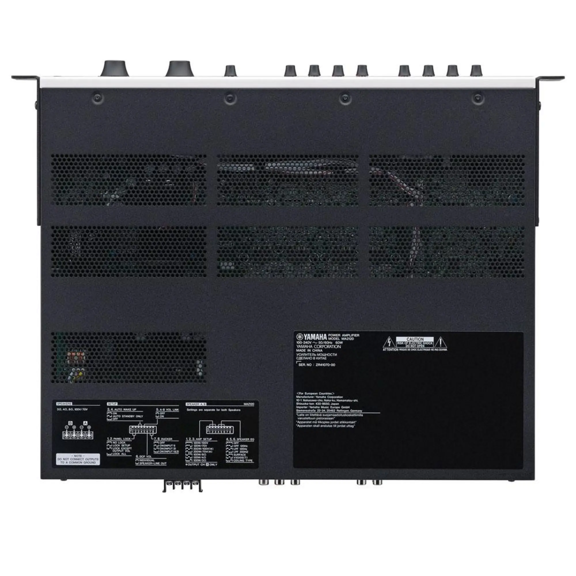 Профессиональный усилитель мощности Yamaha MA2120 (5 / 5)