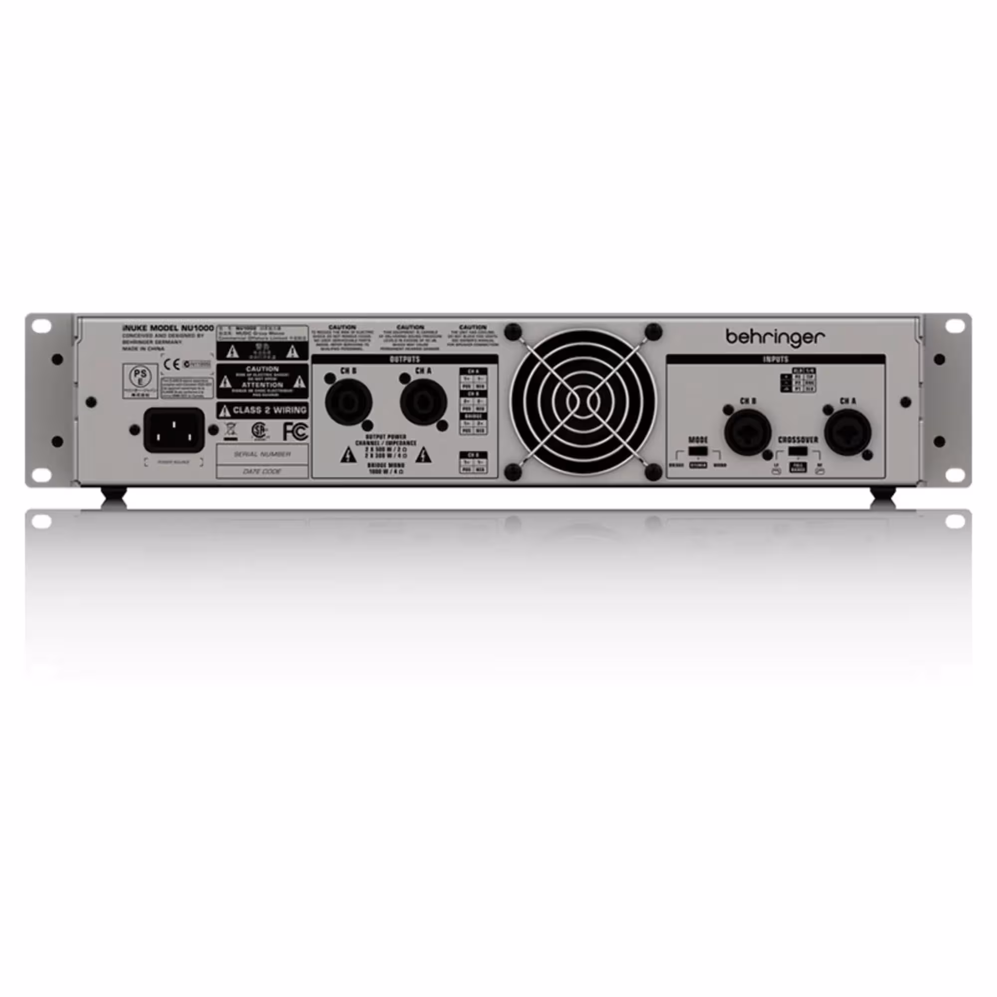 Усилитель мощности Behringer iNUKE NU1000 (4 / 4)