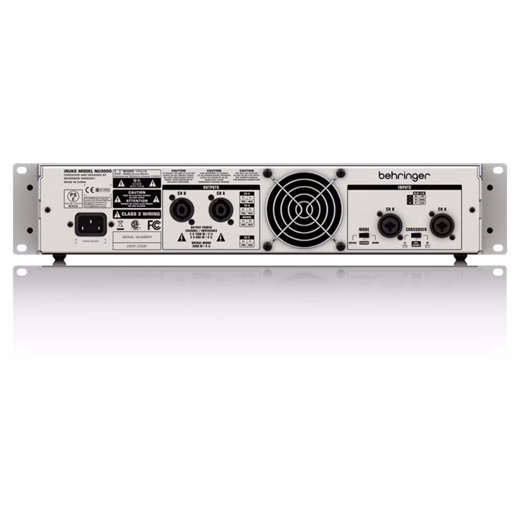 Усилитель мощности Behringer iNUKE NU3000 (4 / 4)