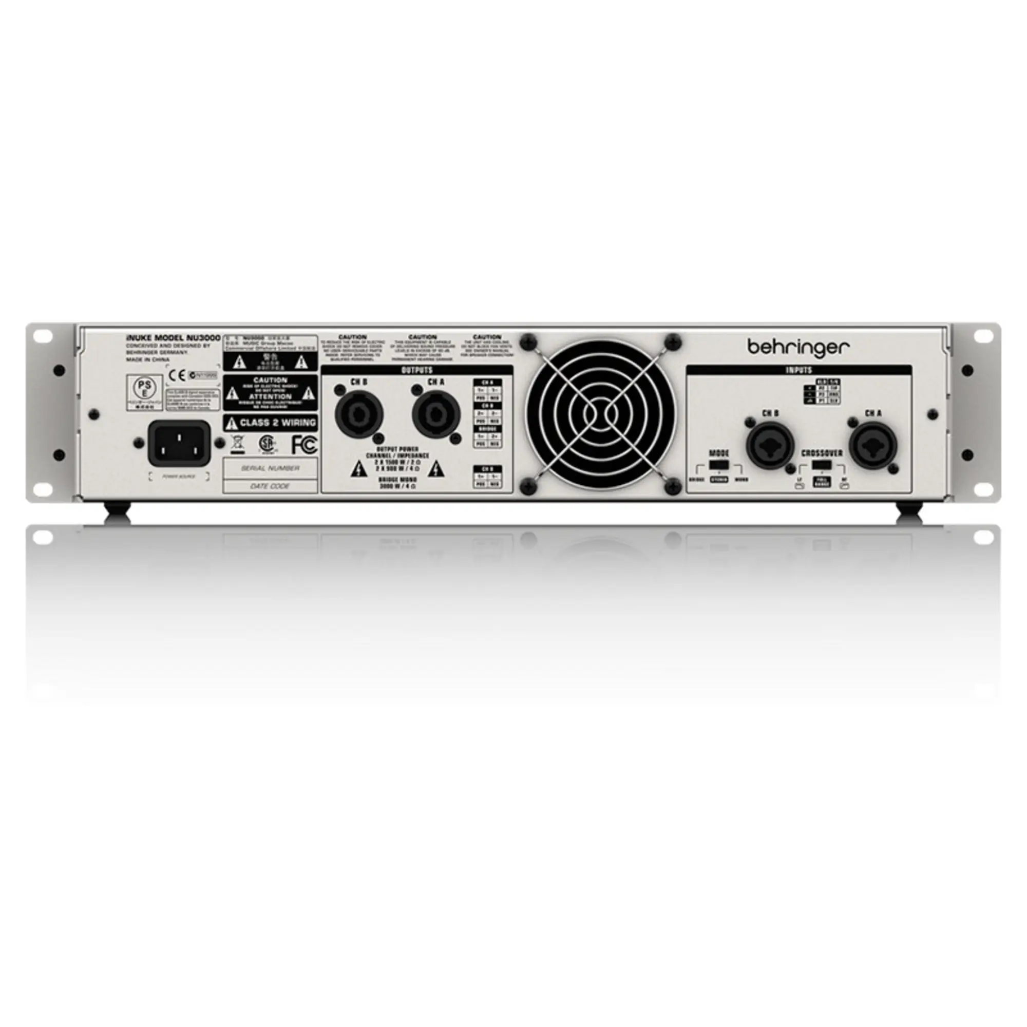 Усилитель мощности Behringer iNUKE NU3000 (4 / 4)