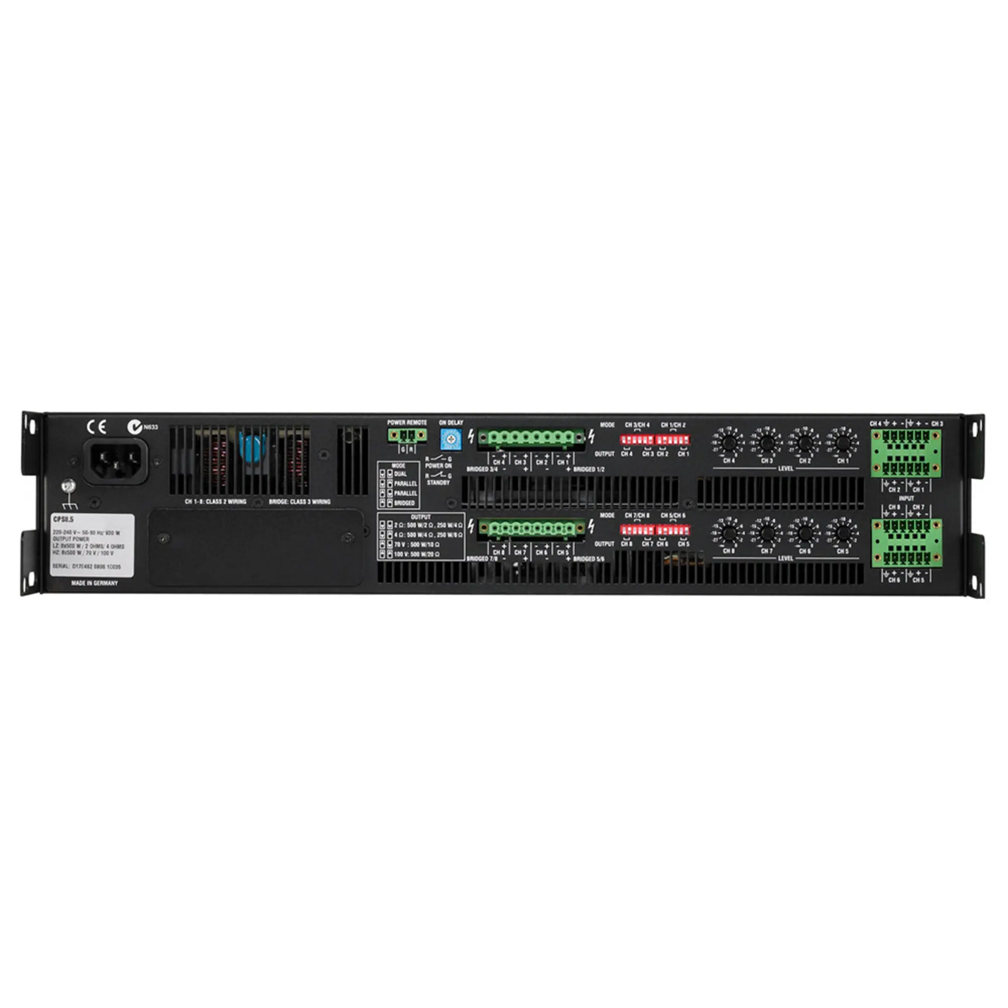Усилитель мощности Electro-Voice CPS8.5 (2 / 2)