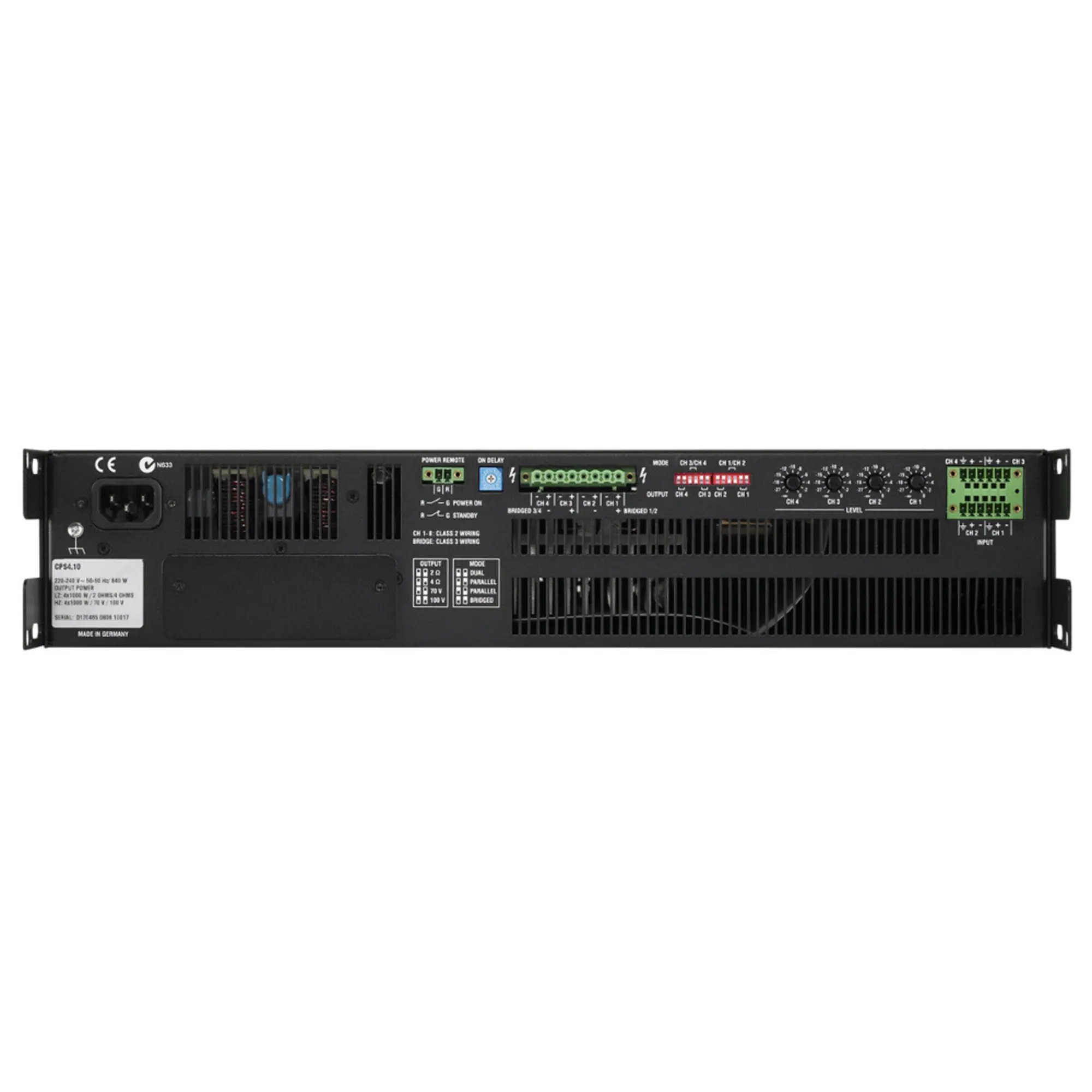 Усилитель мощности Electro-Voice CPS4.10 (2 / 3)
