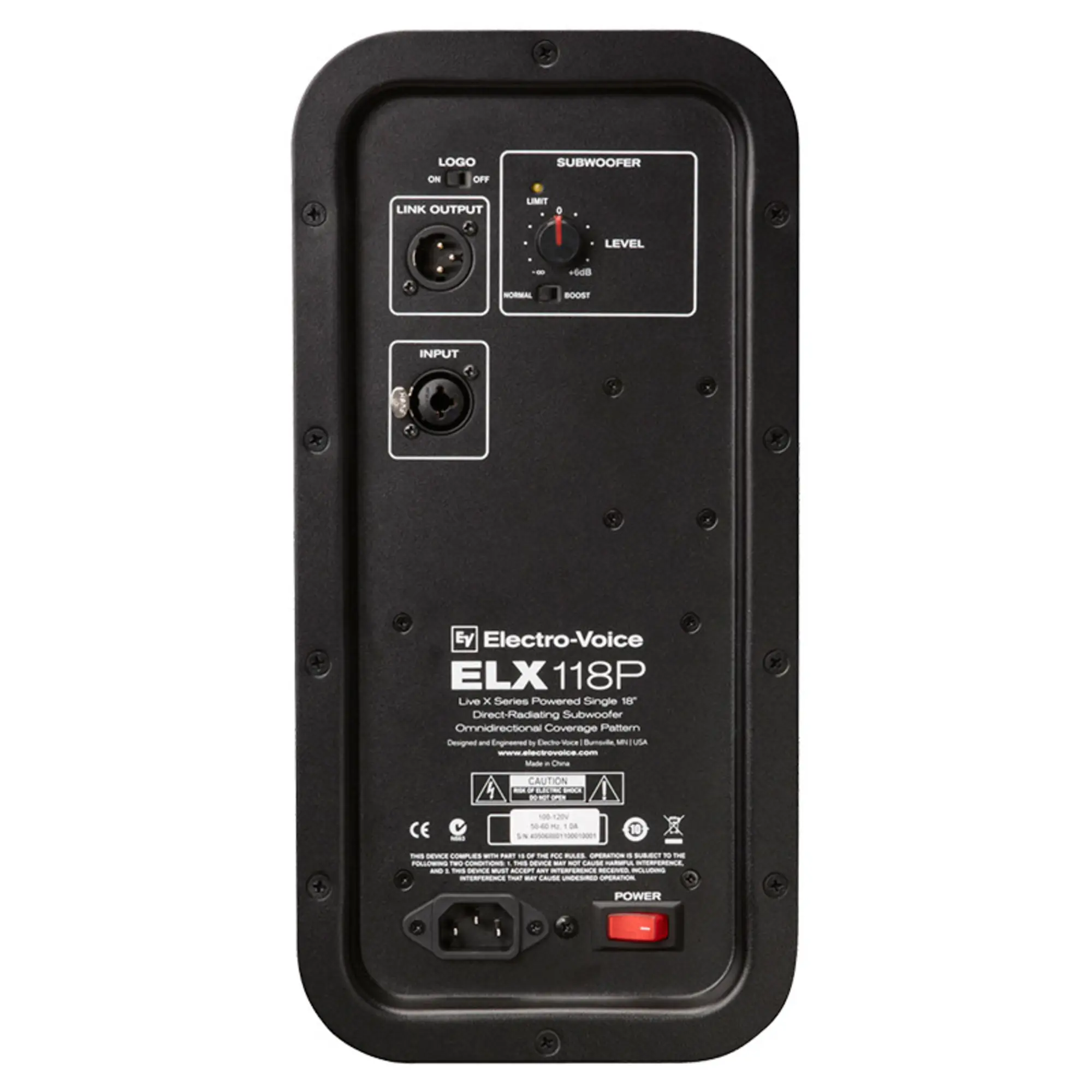 Активный сабвуфер Electro-Voice ELX118P (6 / 7)