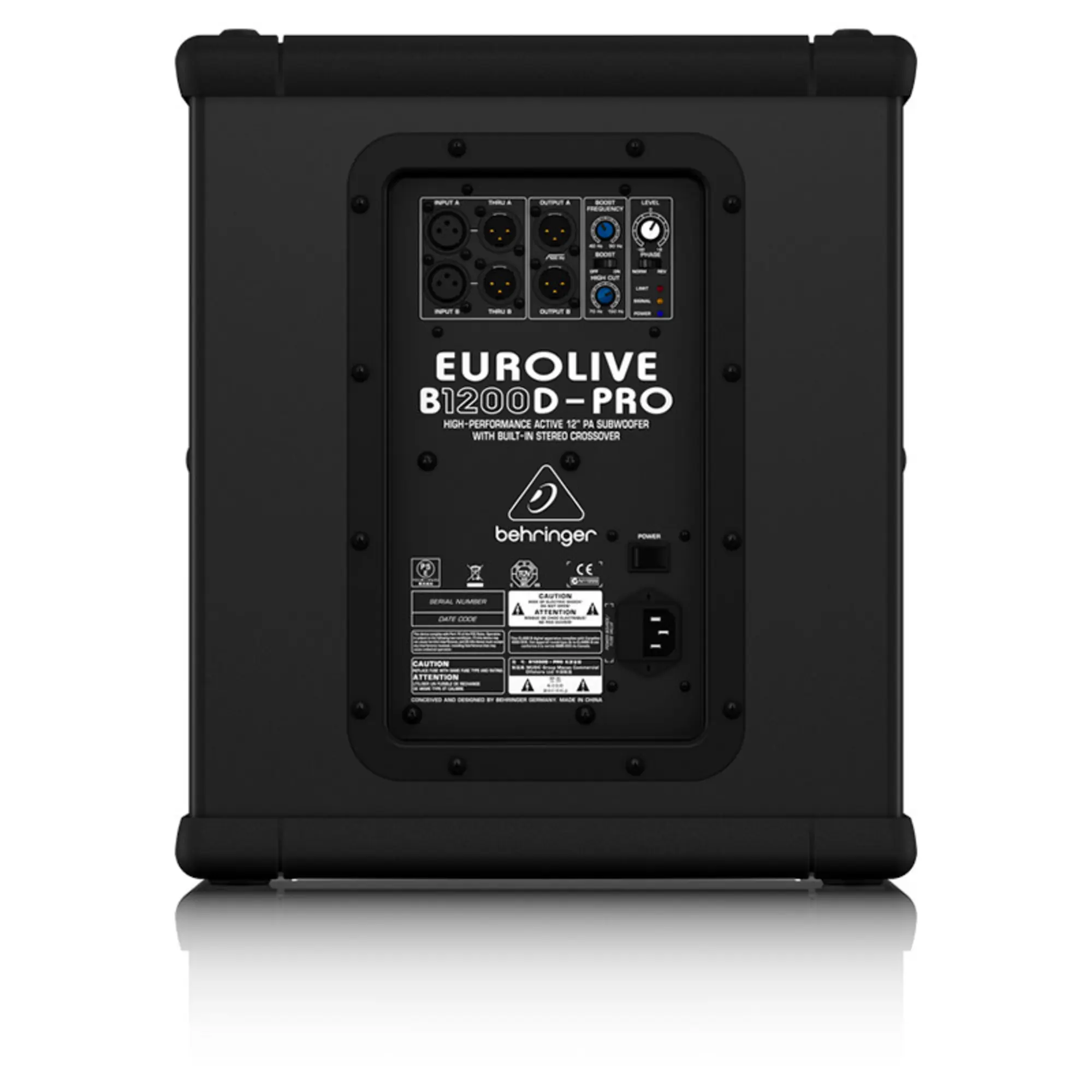 Активный сабвуфер Behringer B1200D-PRO (4 / 4)