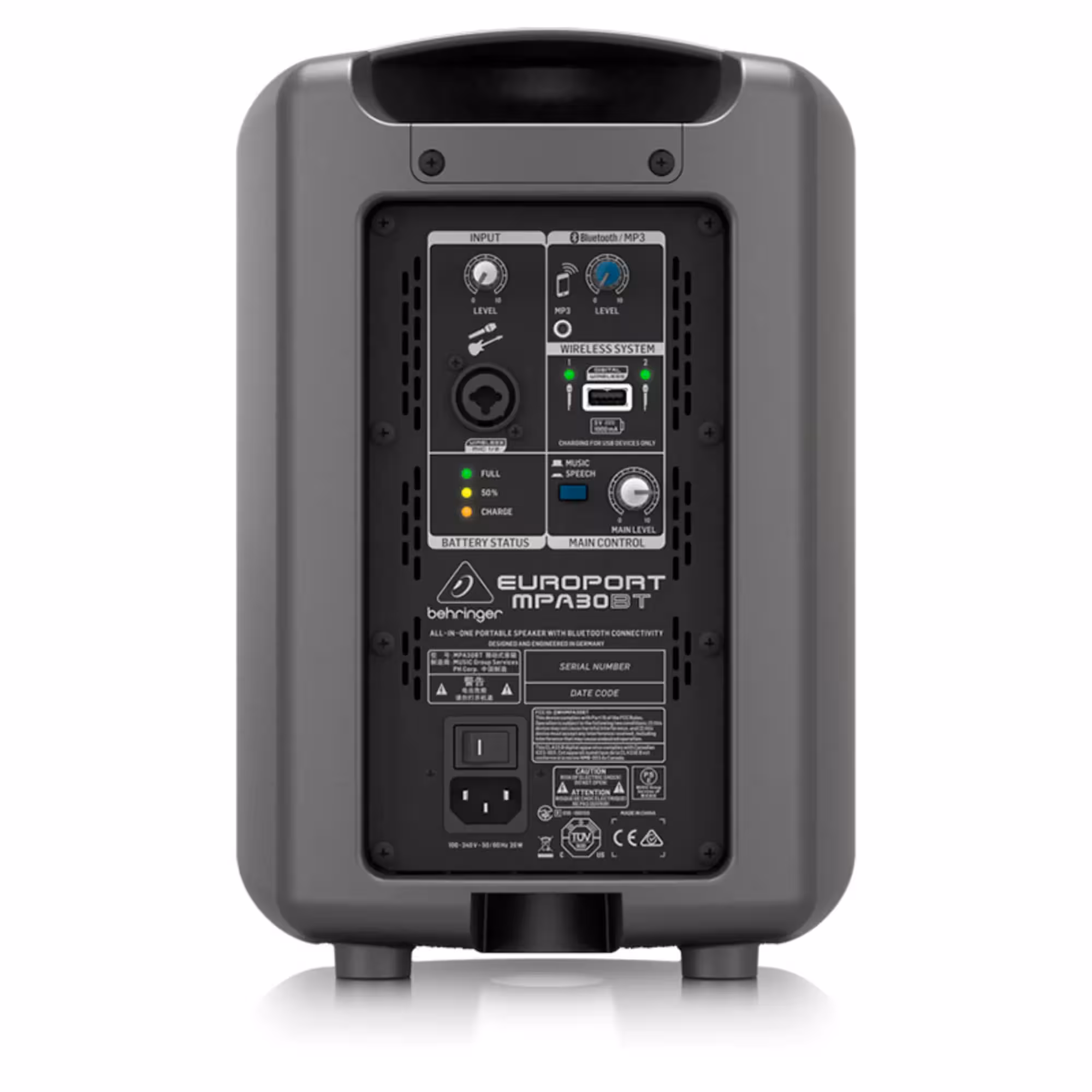 Активная акустика Behringer EUROPORT MPA30BT (5 / 5)